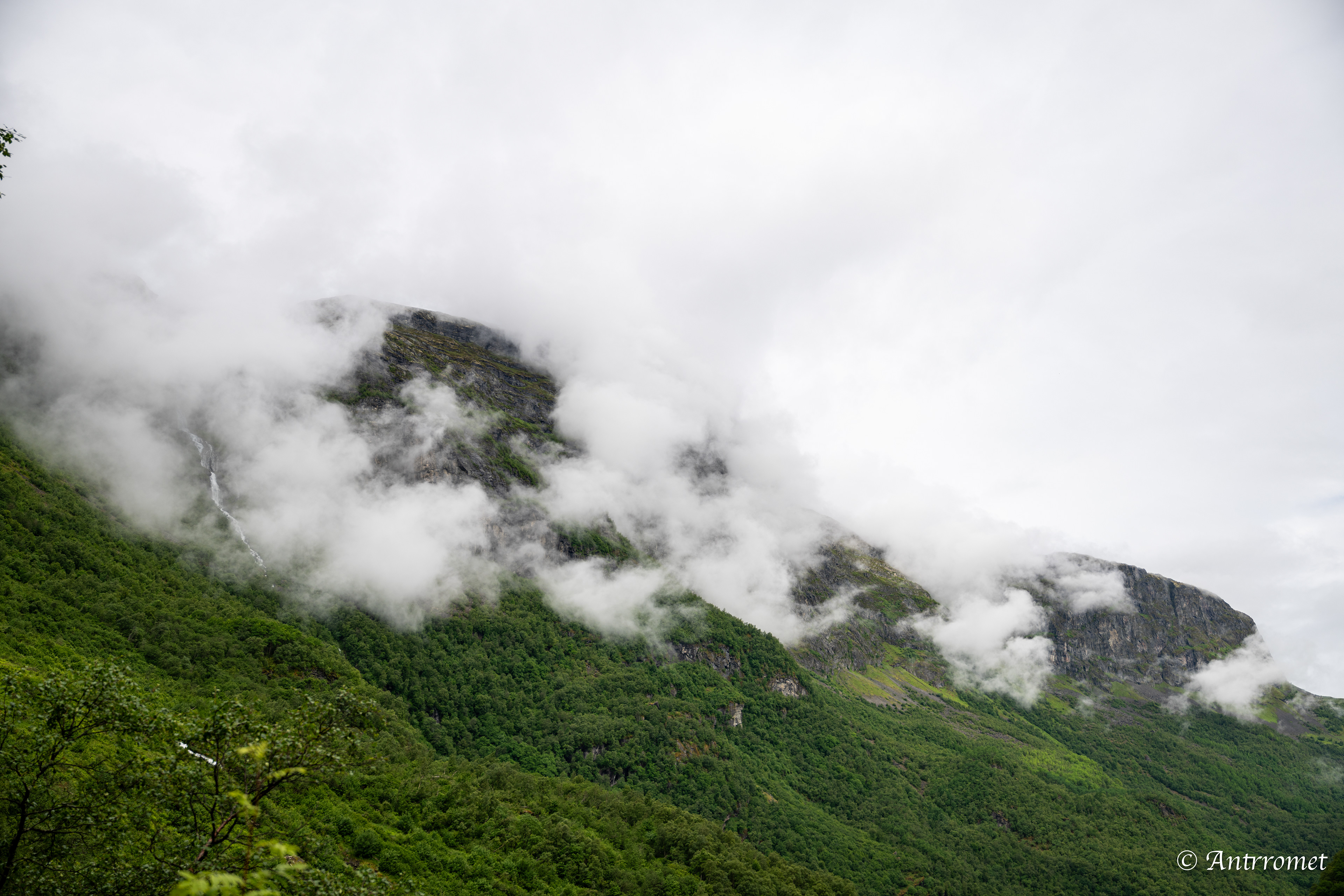 Somewhere near Berekvam stasjon, on the bike ride in Flåm