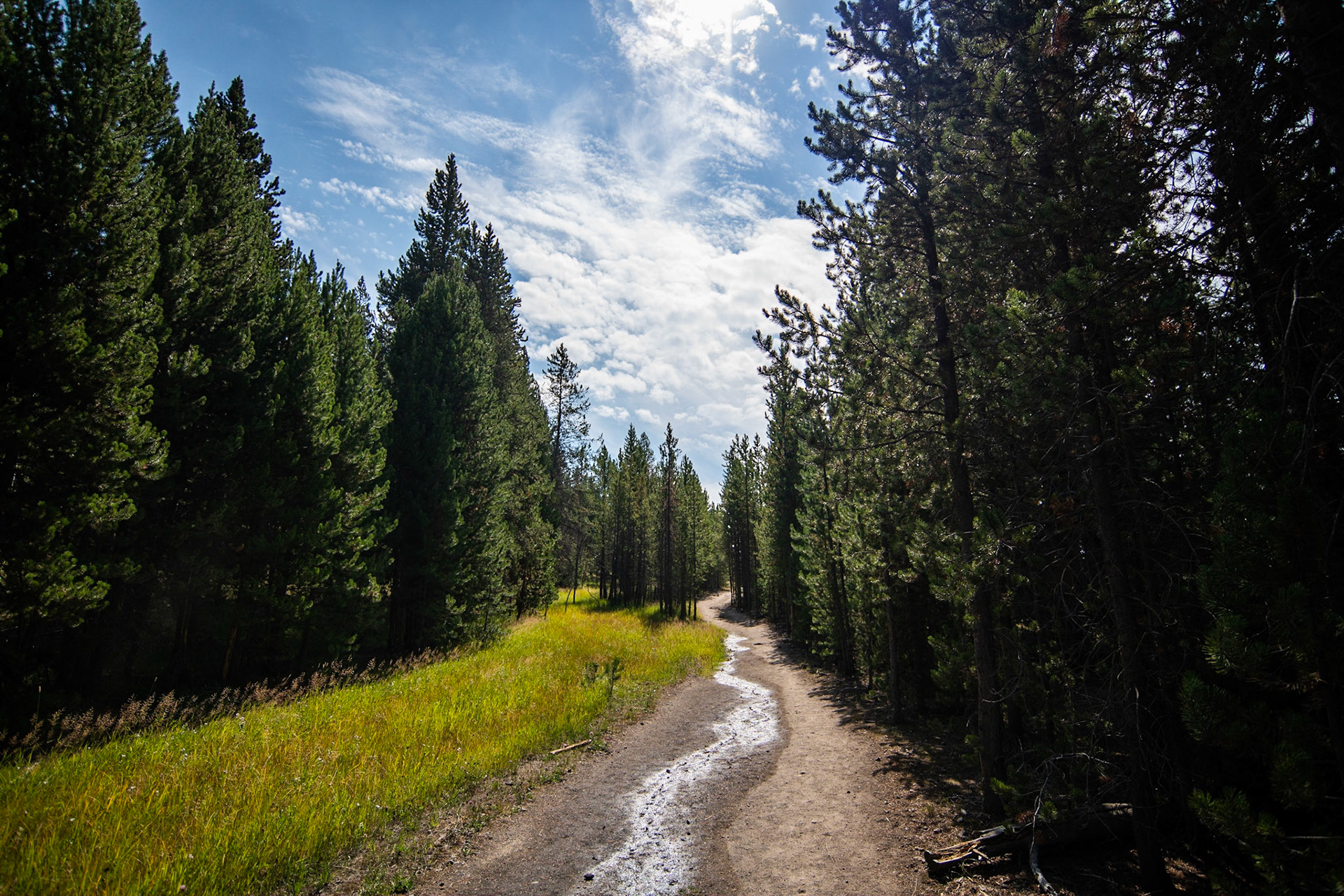 On the hike from Artemisia Trailhead to Morning Glory Pool