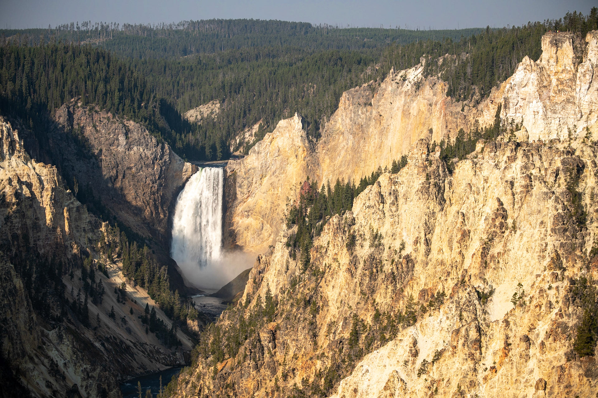 Grand canyon of Yellowstone from Artist Point