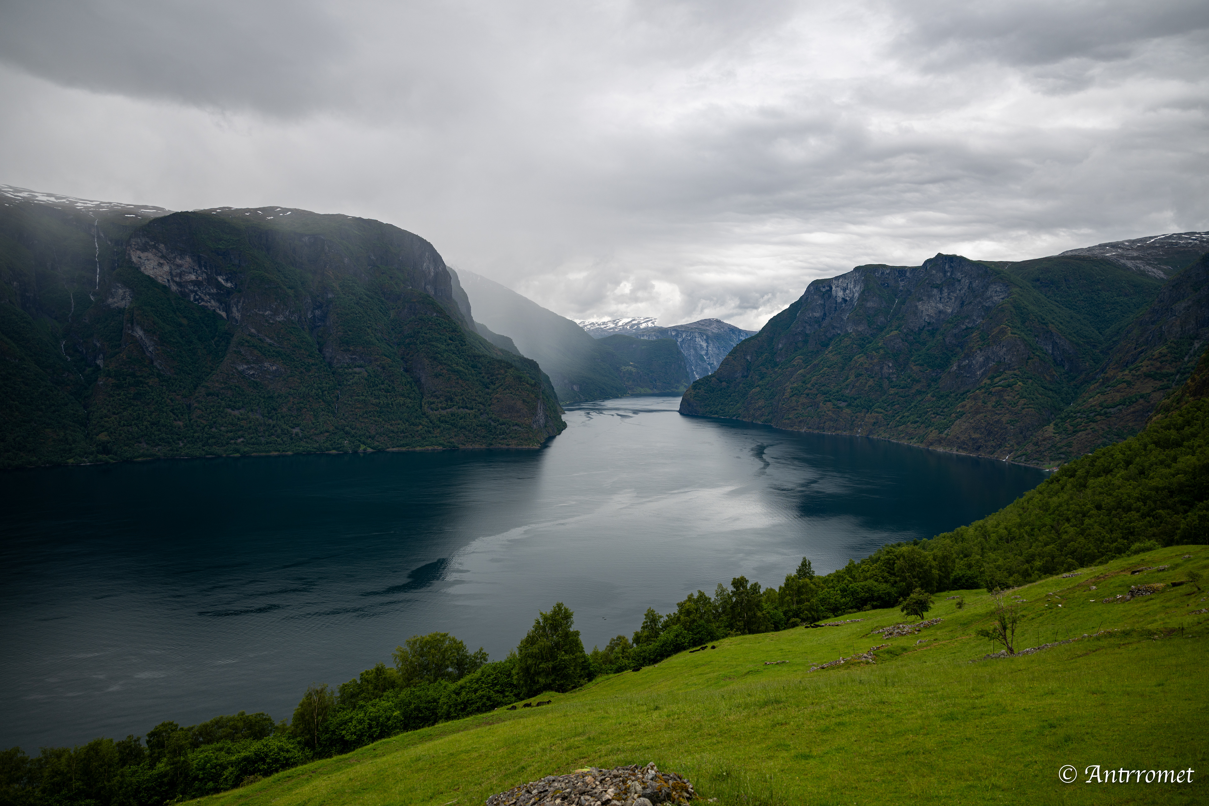 View from Stegastein lookout, Aurland