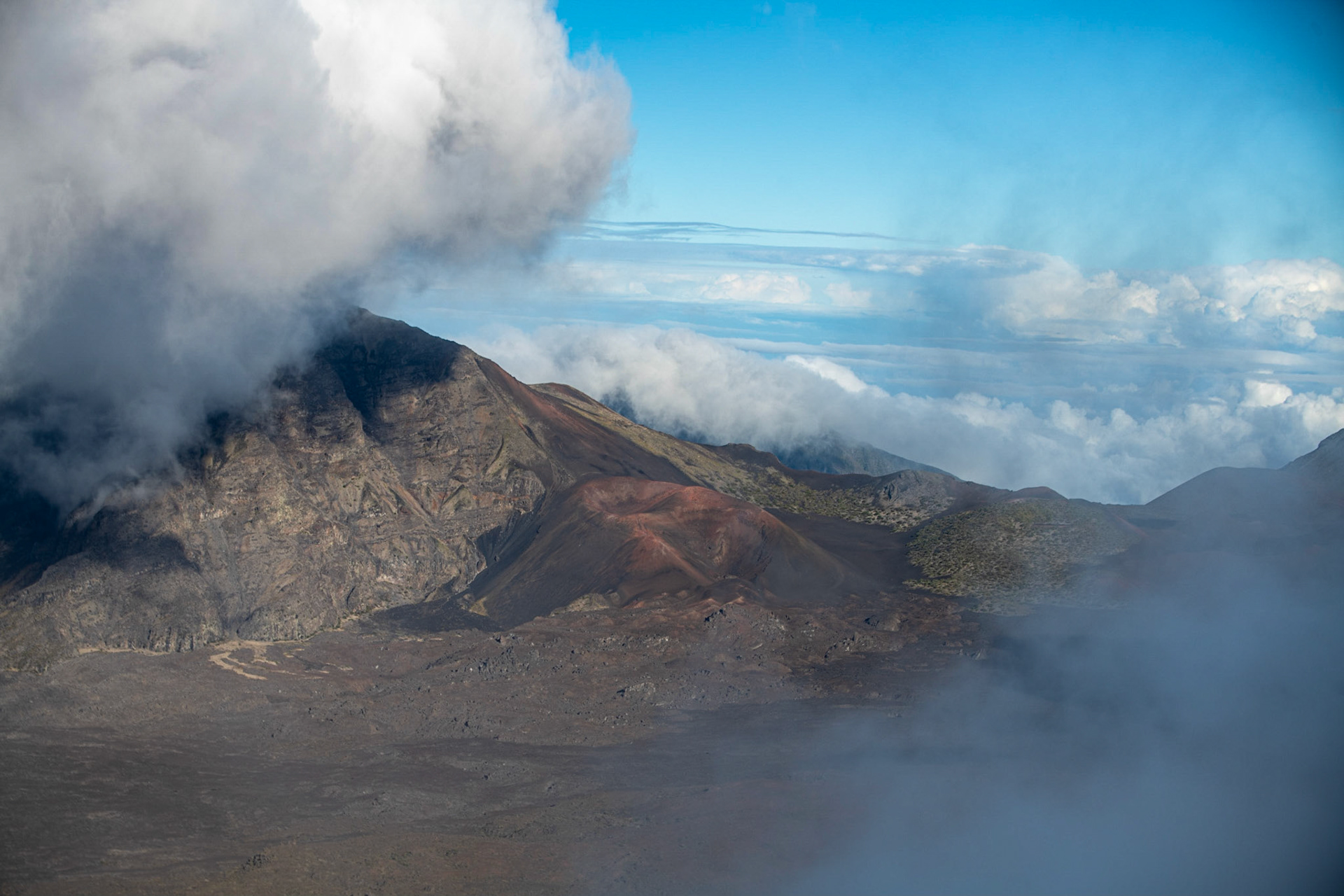 Cinder cones at Haleakala National Park