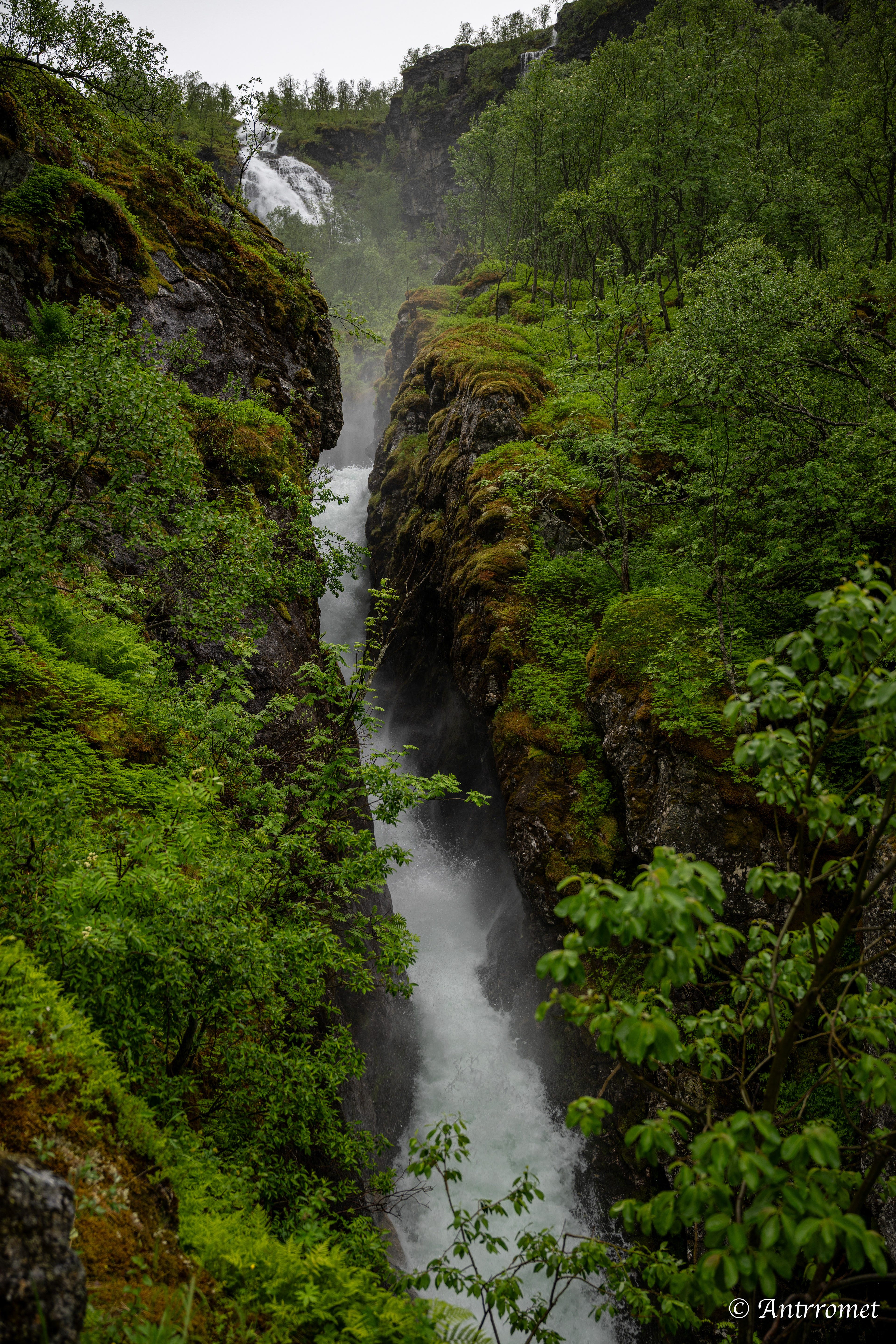 Myrdalsvingane, on the hike back to Flåm