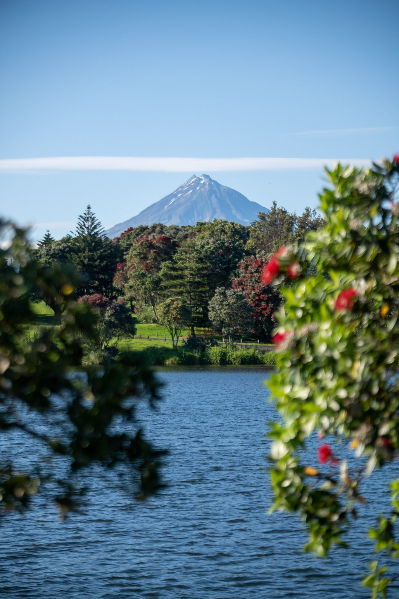 View of Mt. Taranaki from New Plymouth