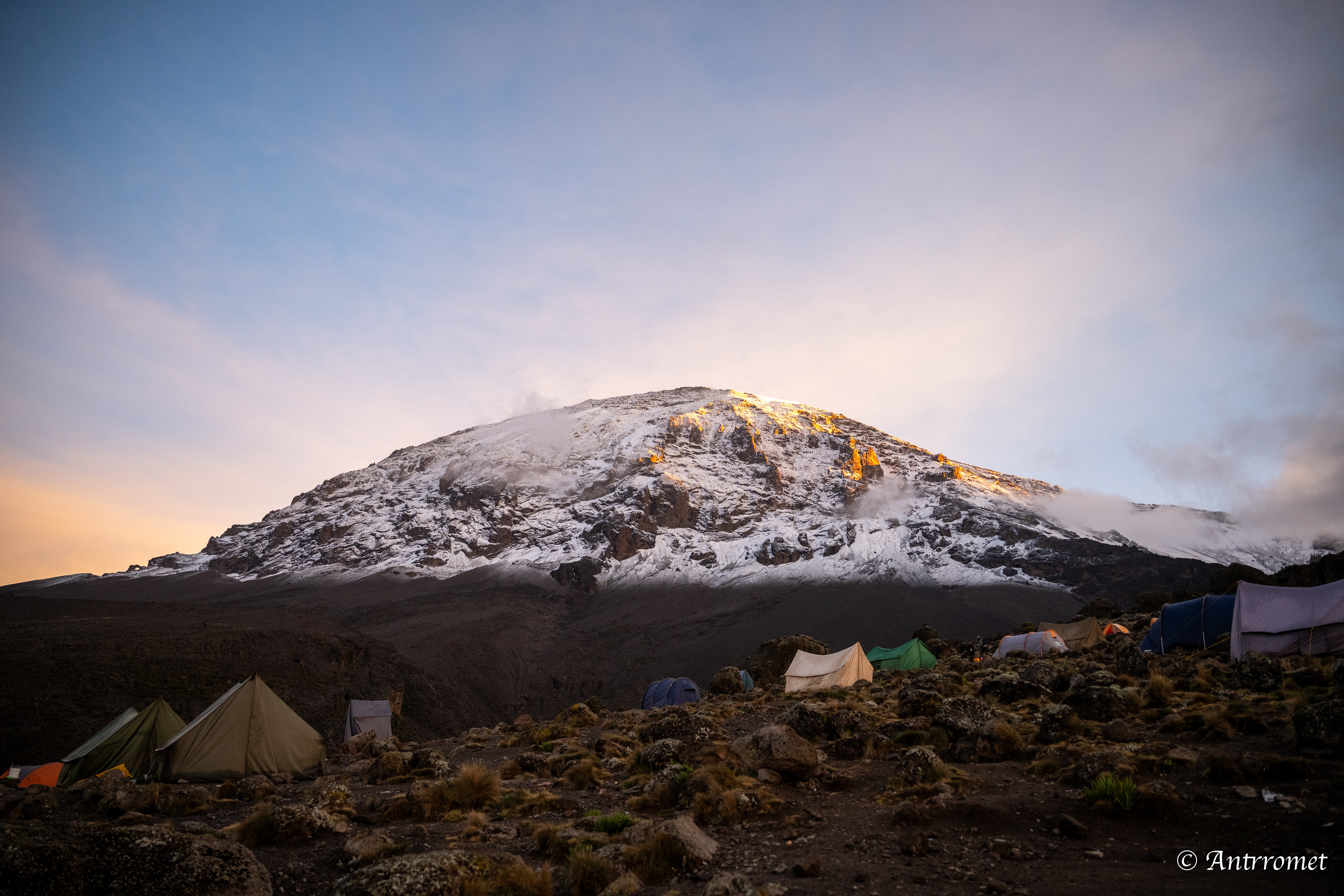 Day 5: Sunrise view from Karanga camp