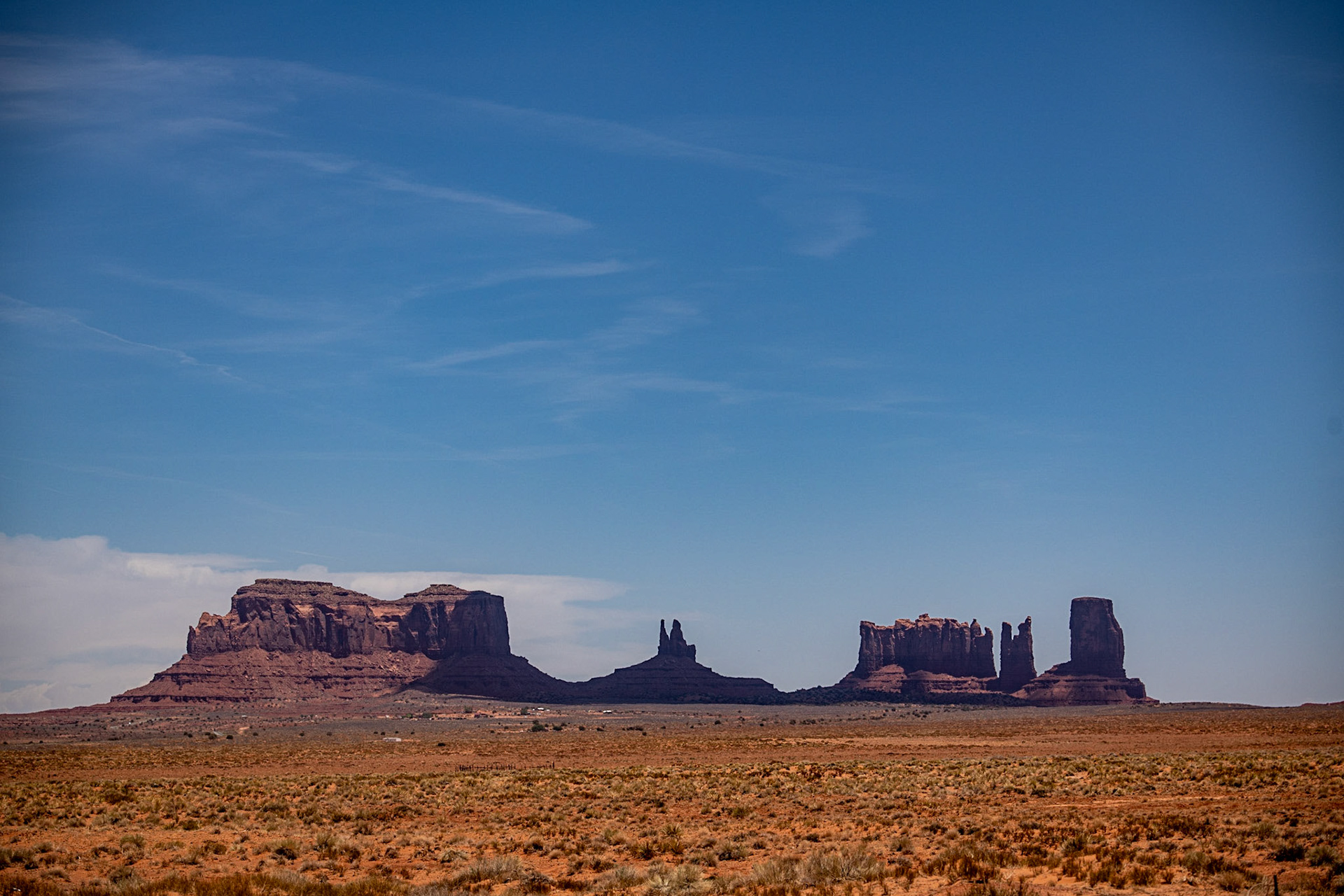 Monument Valley from backside