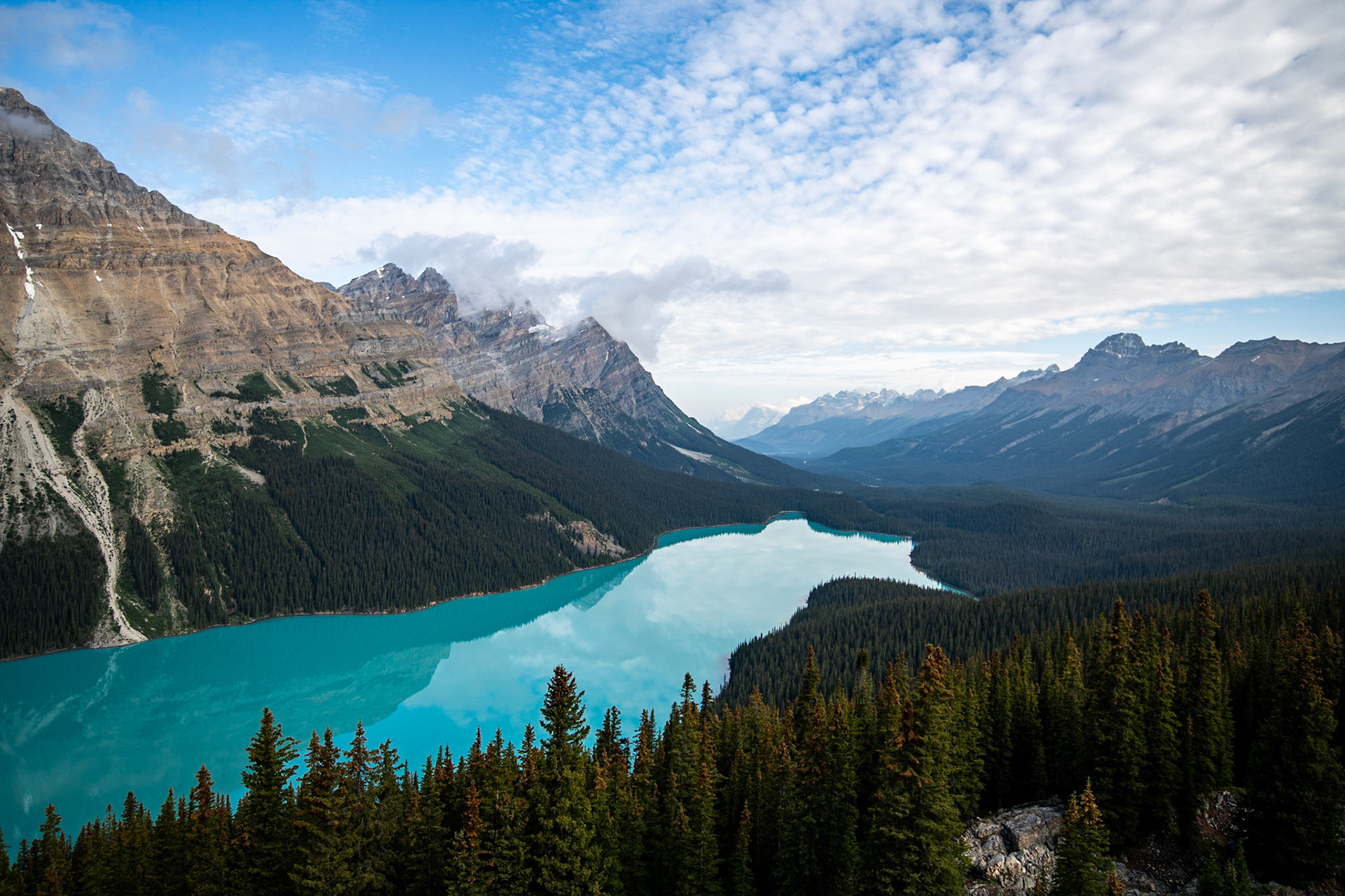 Peyto Lake Upper Viewpoint