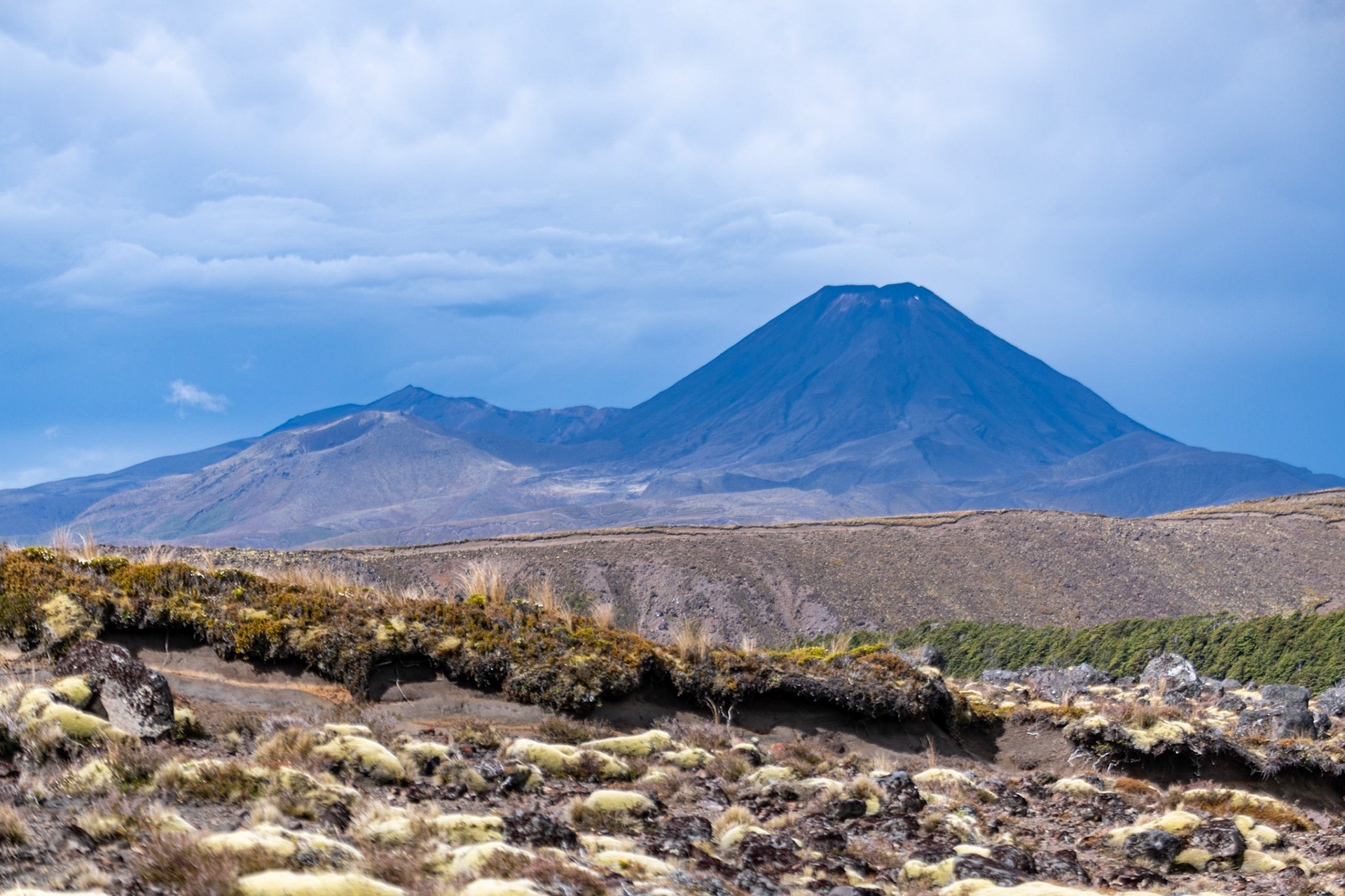Mt Ngauruhoe (Mt Doom) and Mt Tongariro, Tongariro National Park
