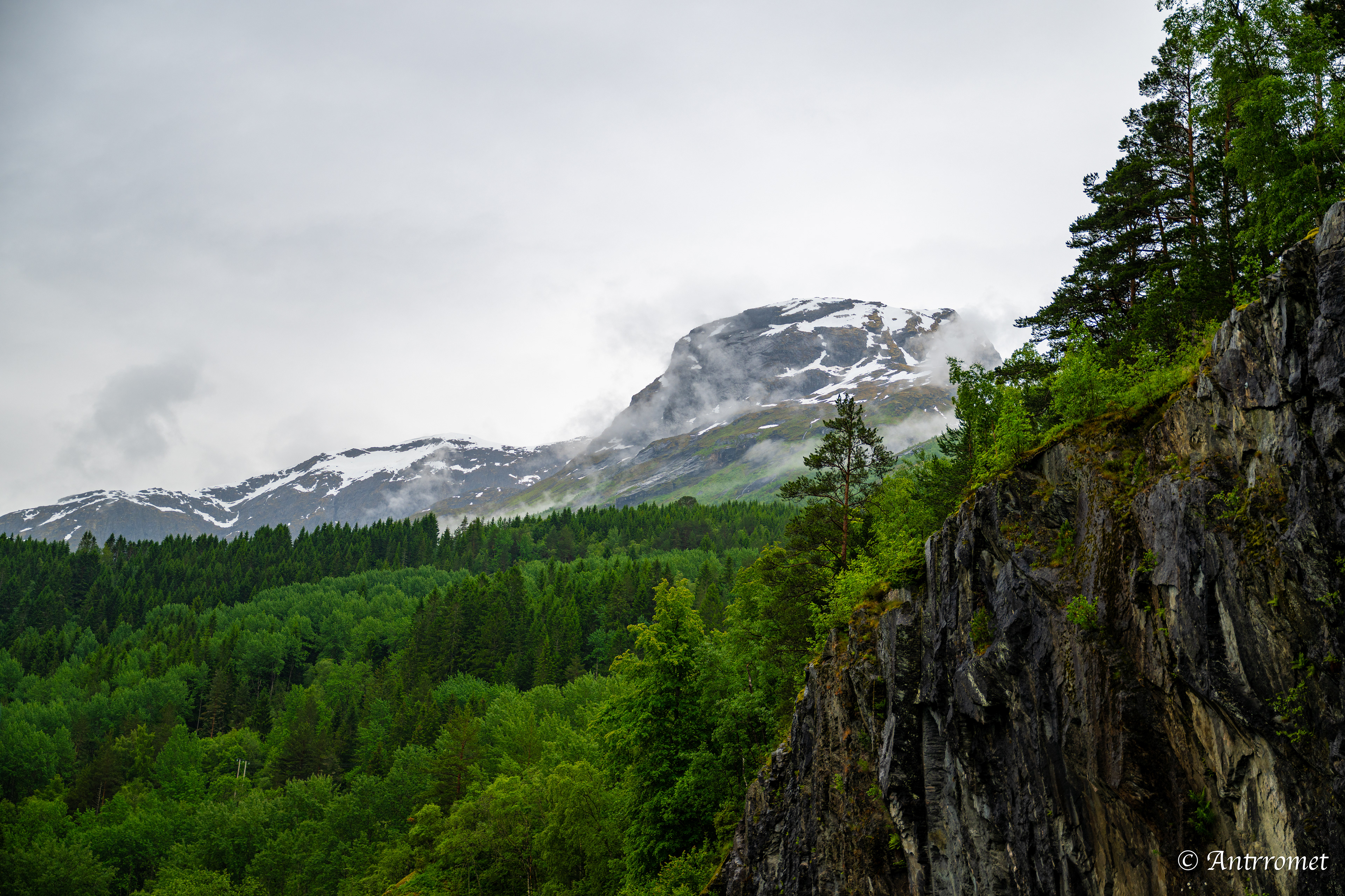 View from Jostedalsbreen National Park Center
