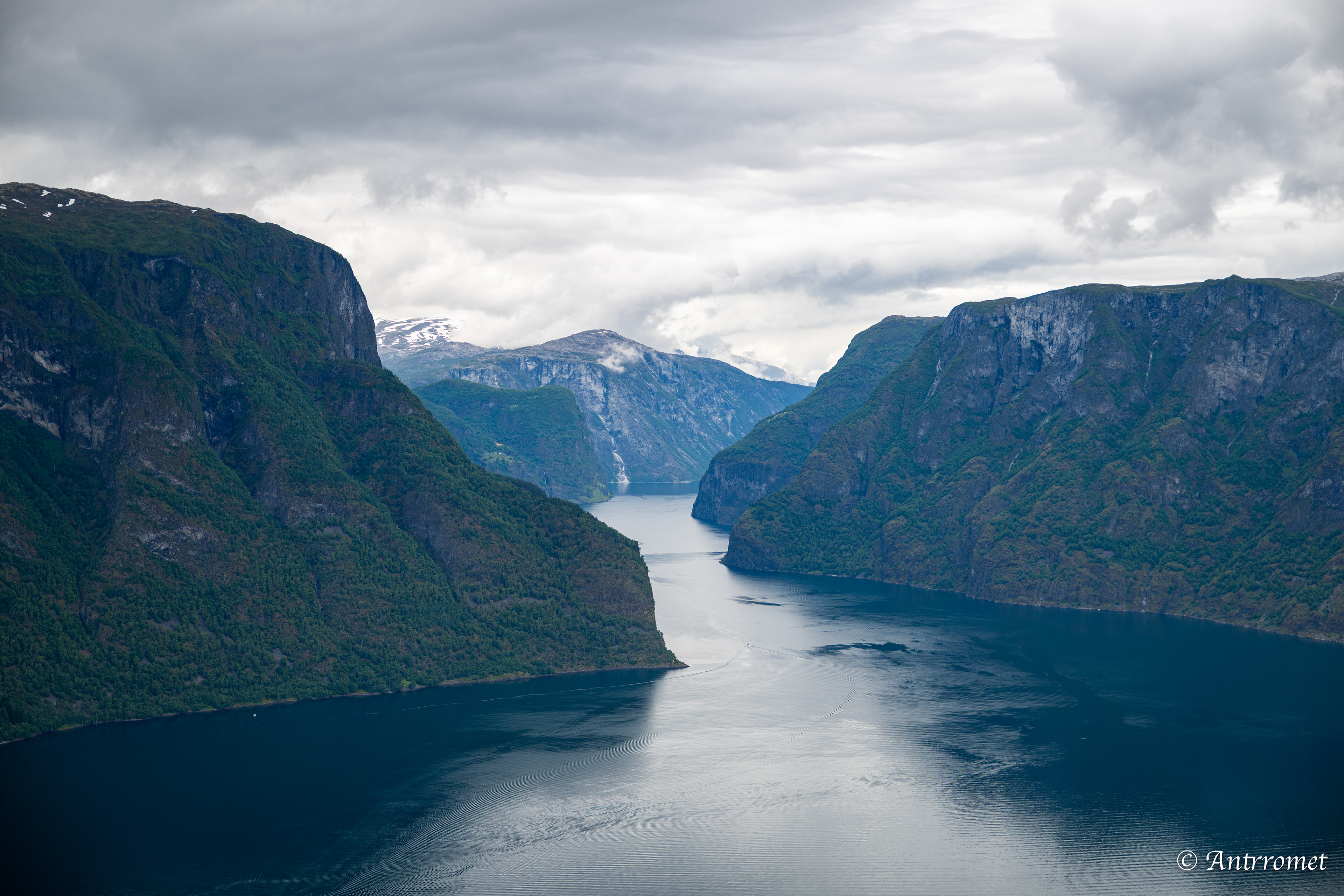 View from Stegastein lookout, Aurland