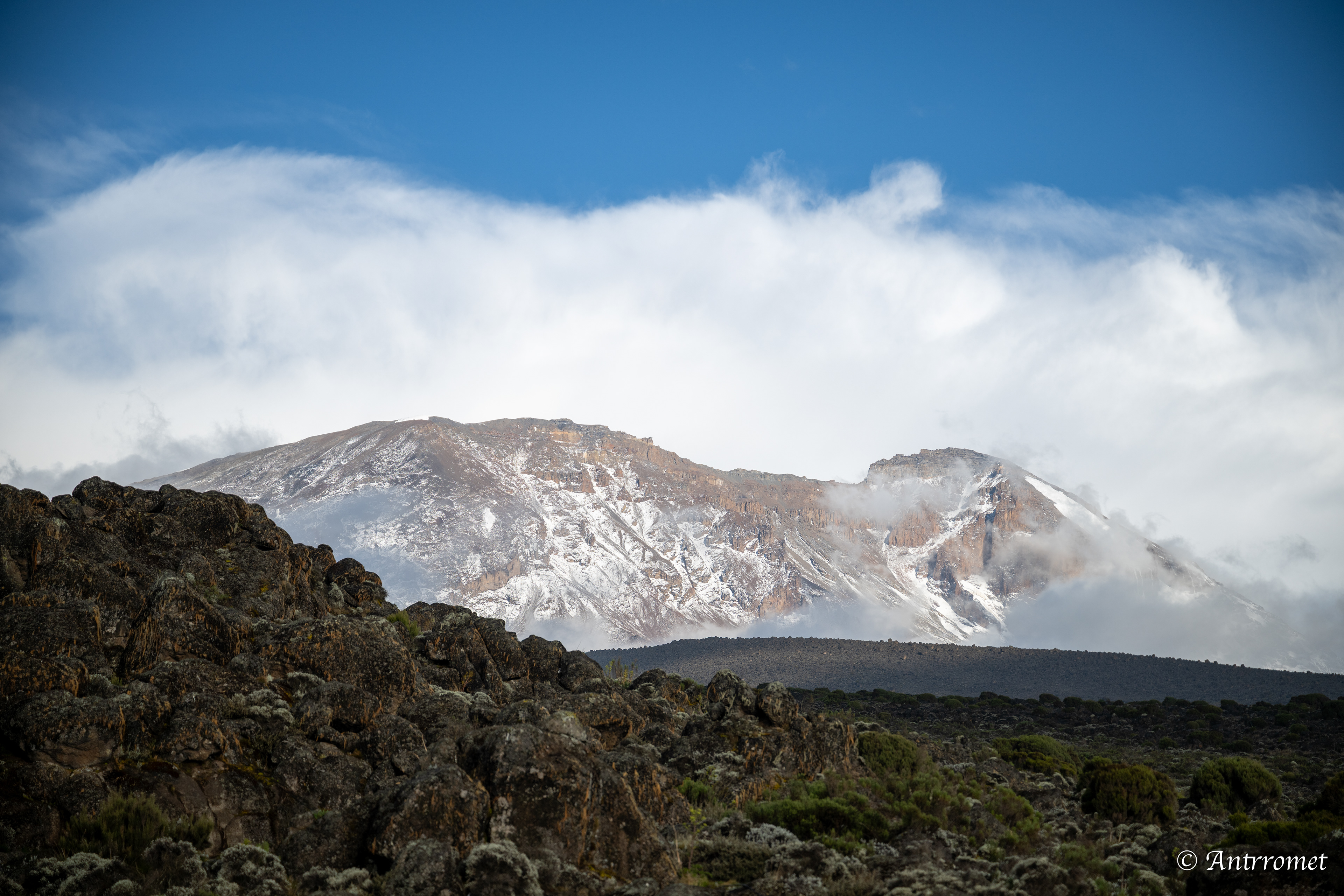 Day 2: View from Shira 2 camp