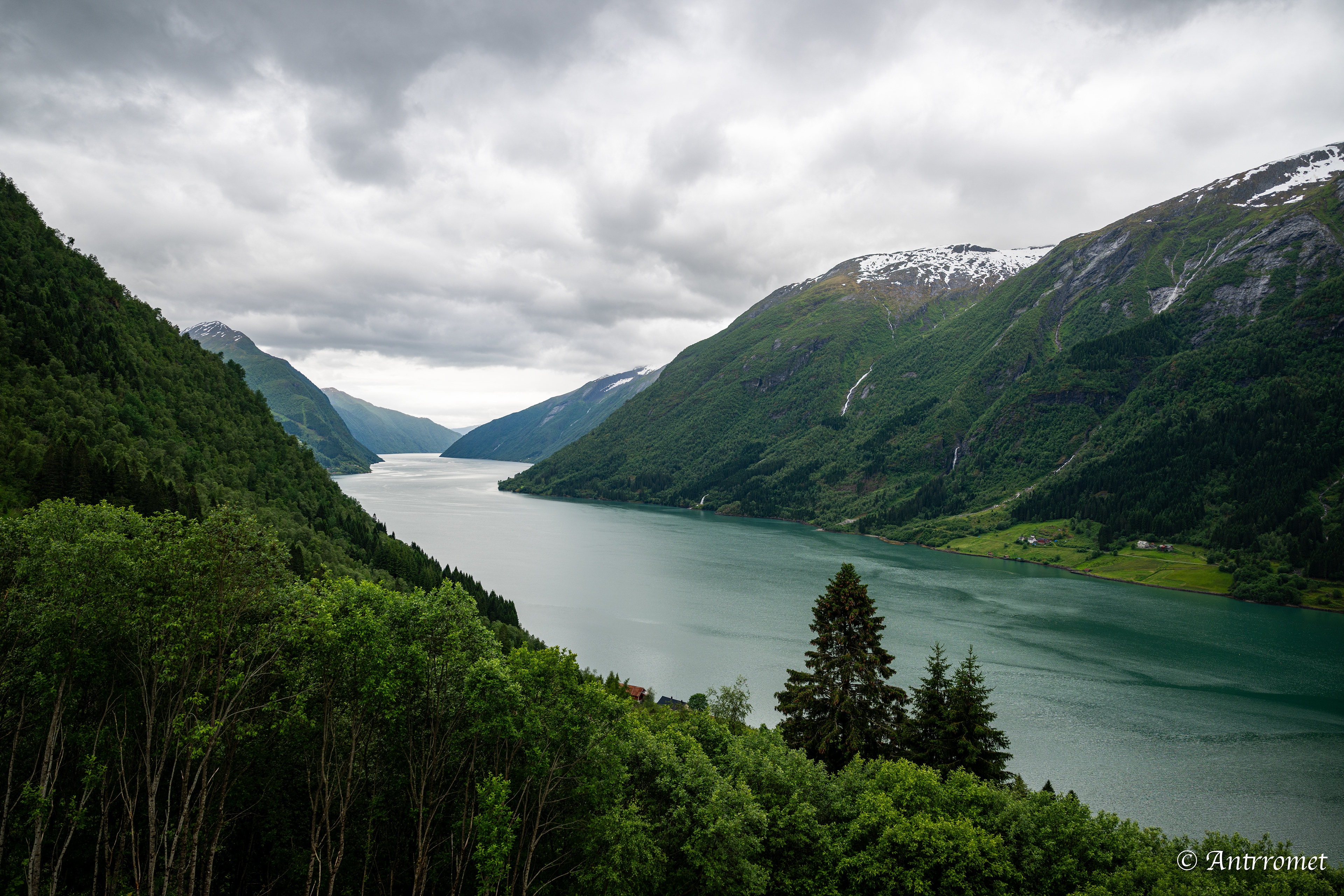 View of Fjaerlands Fjord