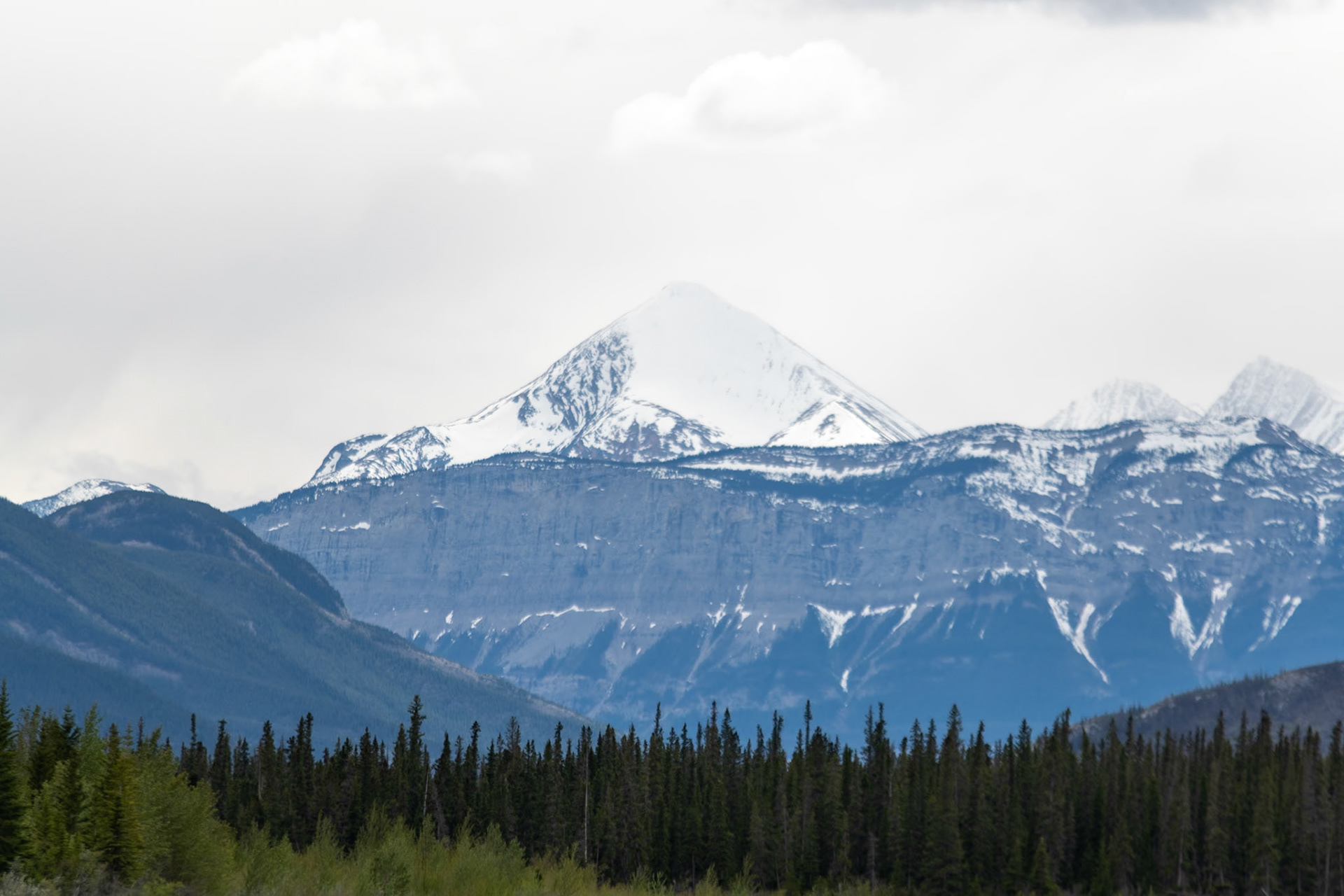 Pyramid mountain from Sulphur Skyline Trail
