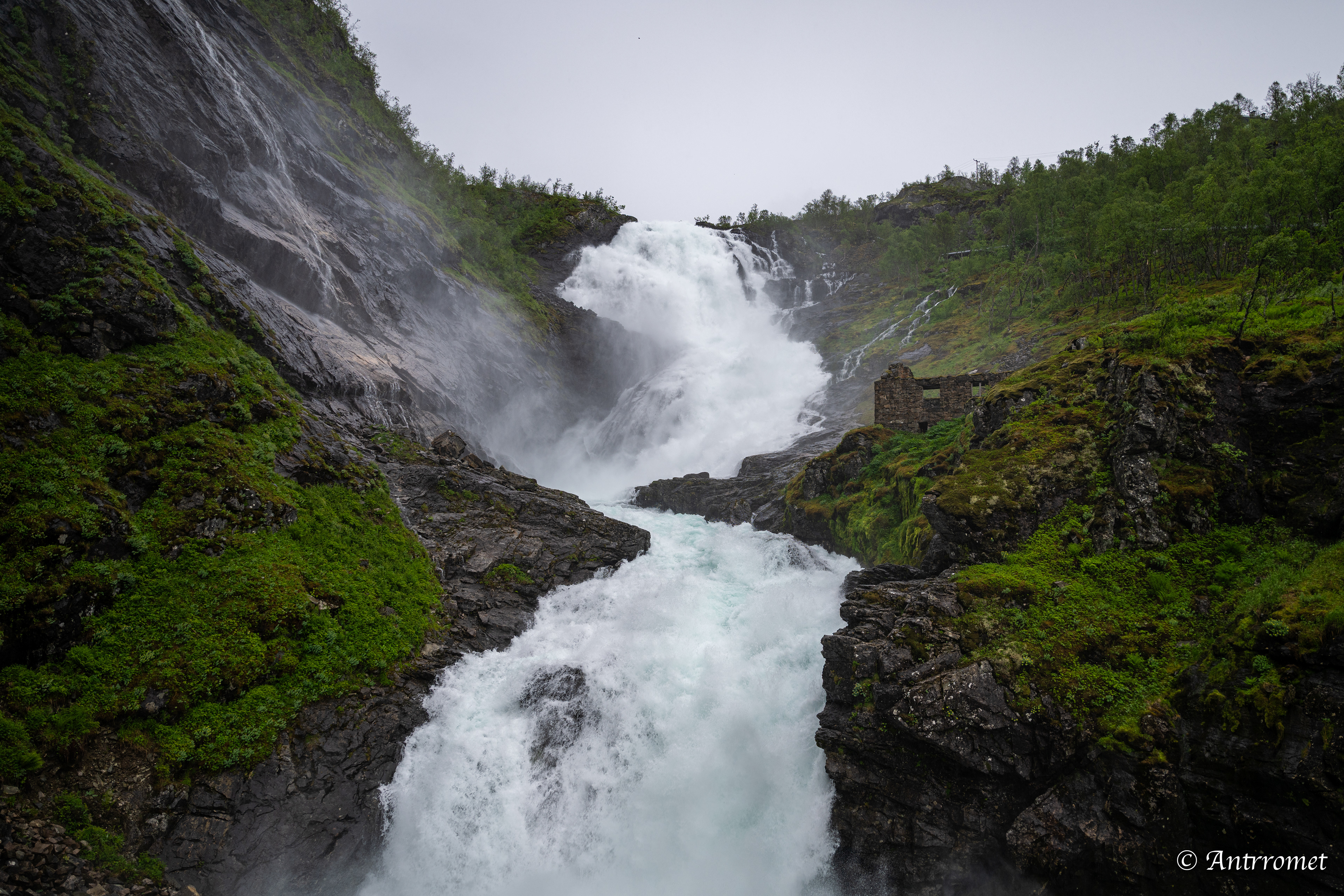 Kjosfossen, on the train journey from Flåm
