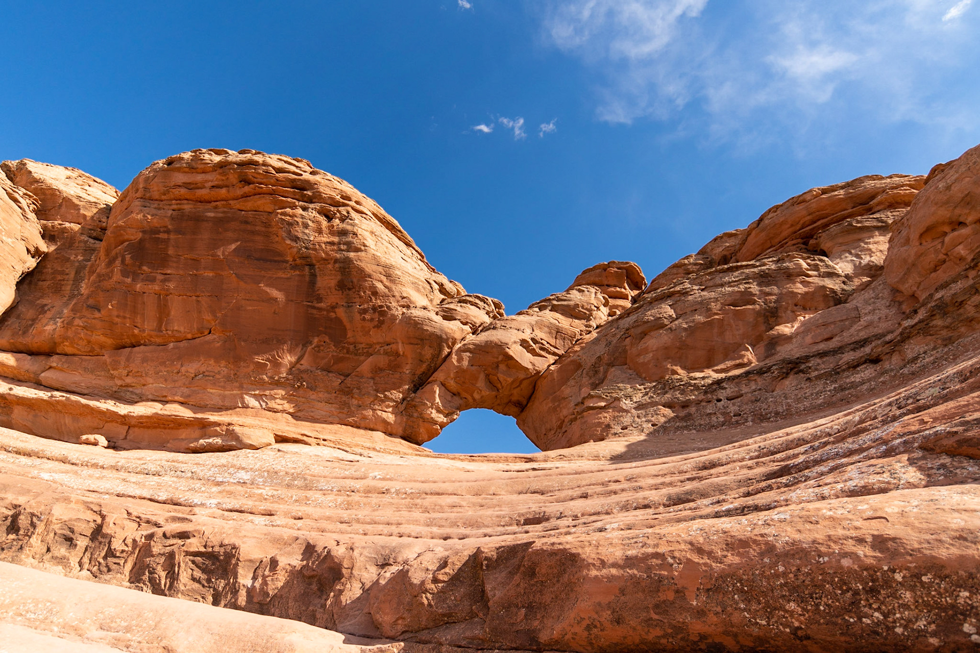Twisted Donut Arch, on the way to Delicate Arch