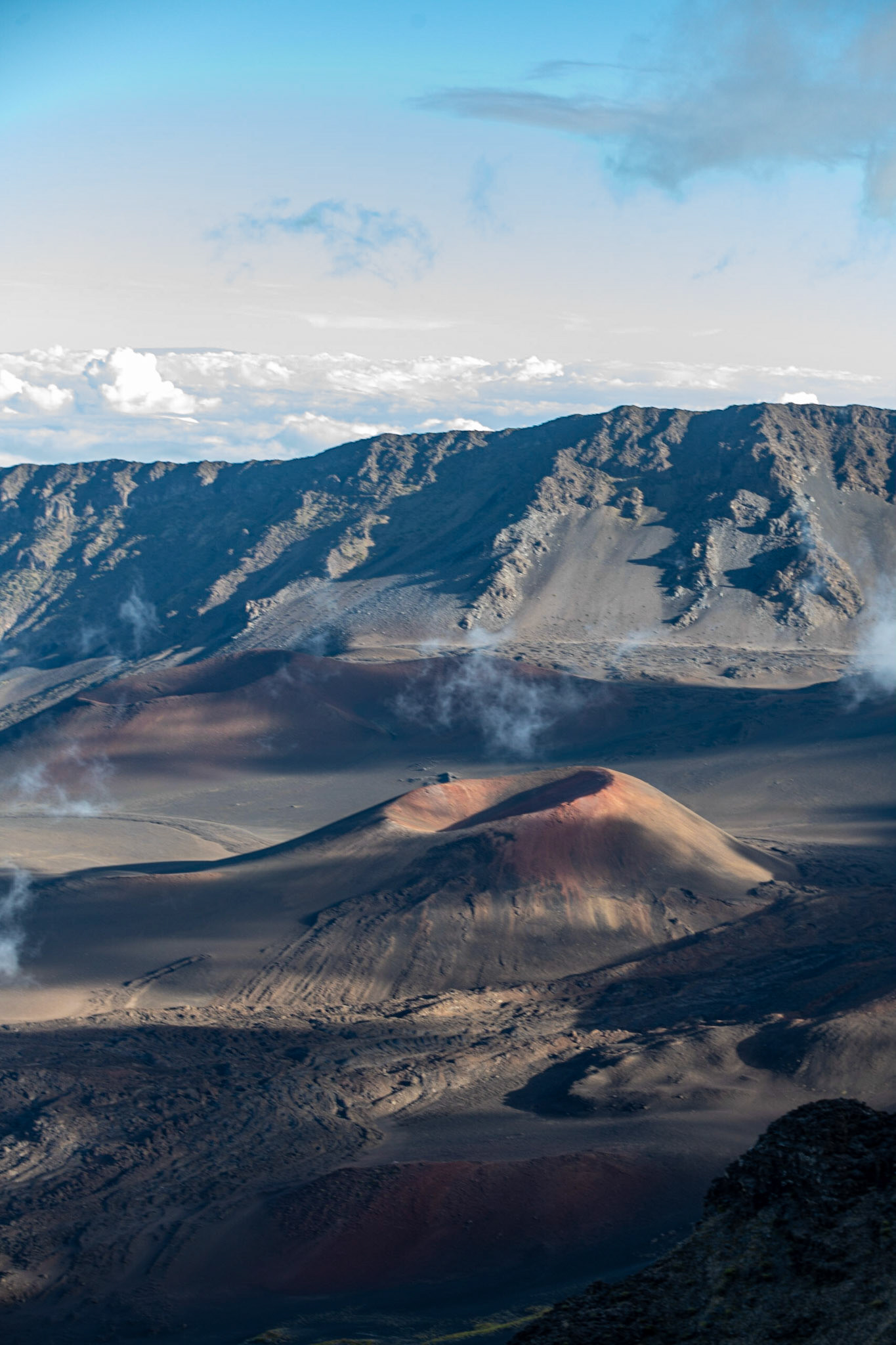Cinder cones at Haleakala National Park