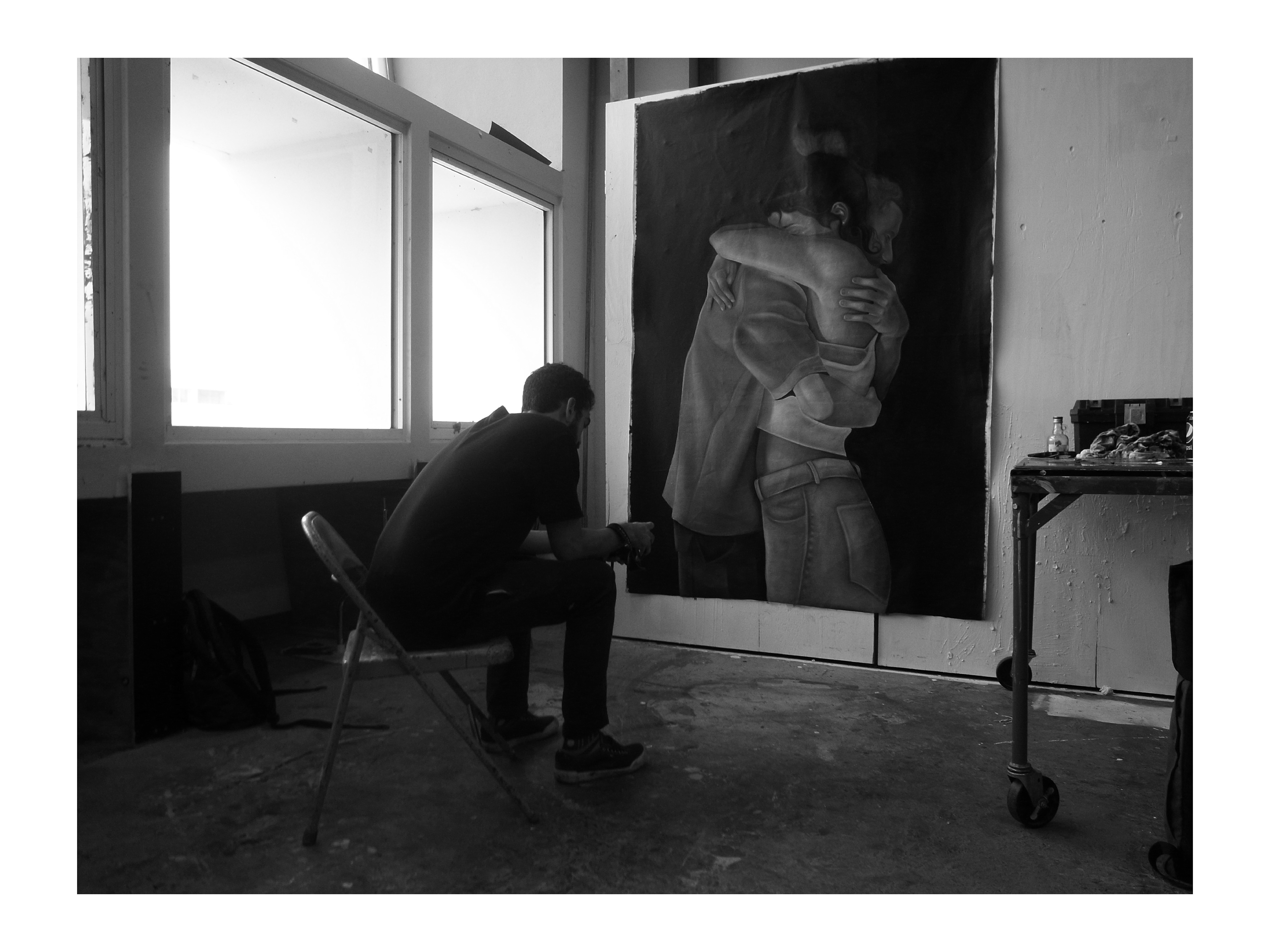 “EL ABRAZO"_2019_128.6933 cm x 96.52 cm