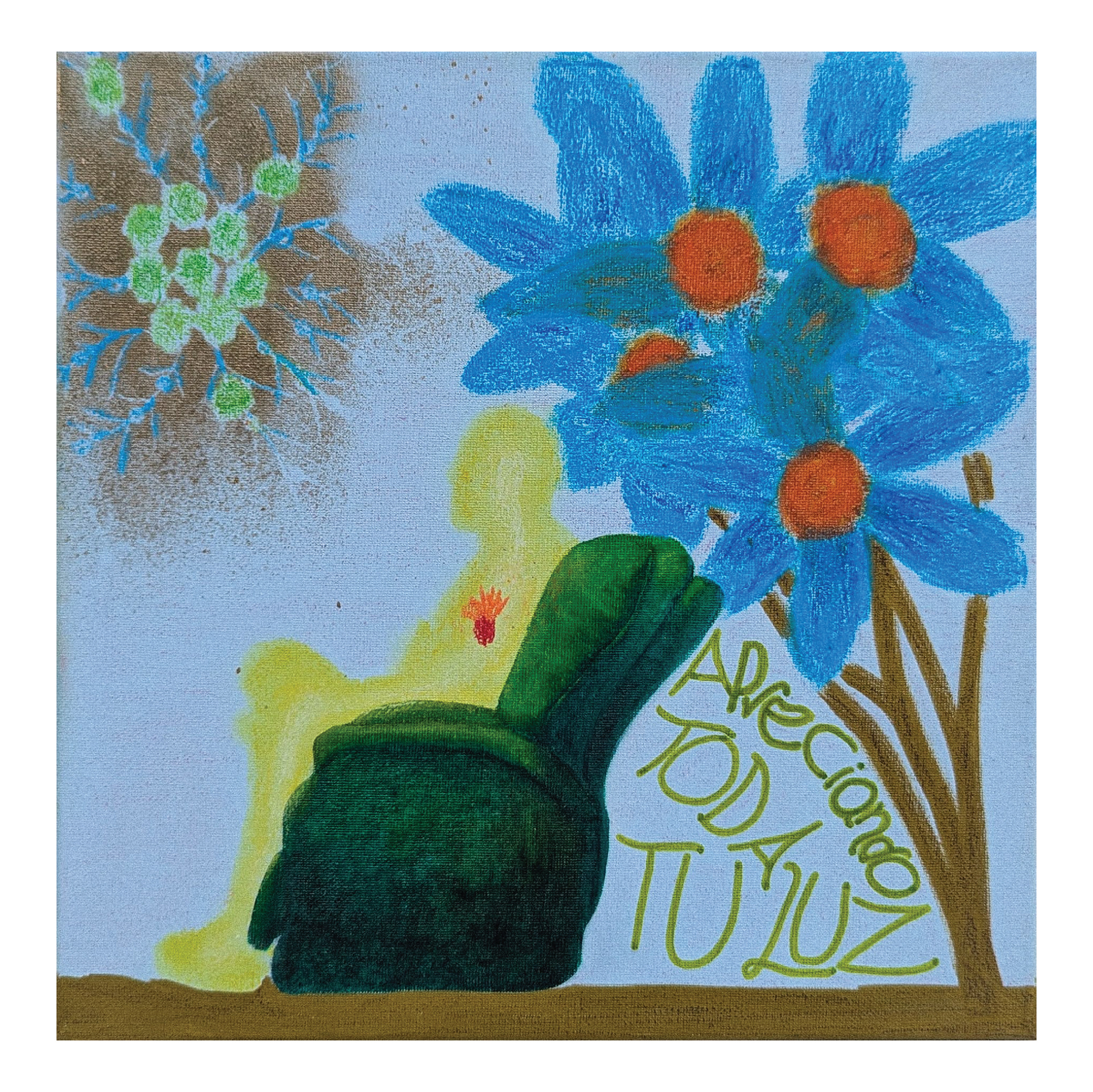 "Contemplador de luz"_2025_12 in x 12 in