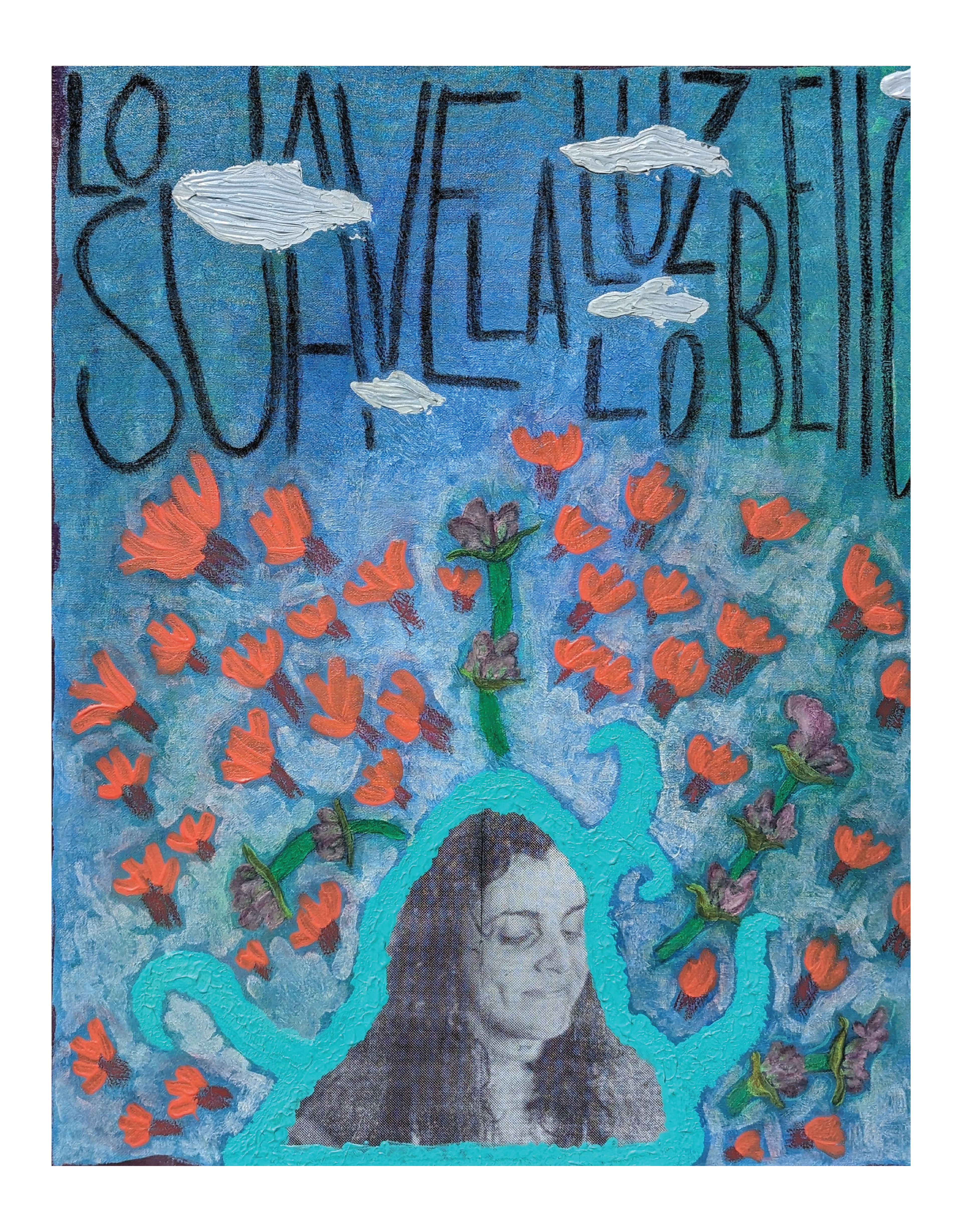 "Lo suave, la luz, lo bello"_2023_60.96 cm x 76.2 cm