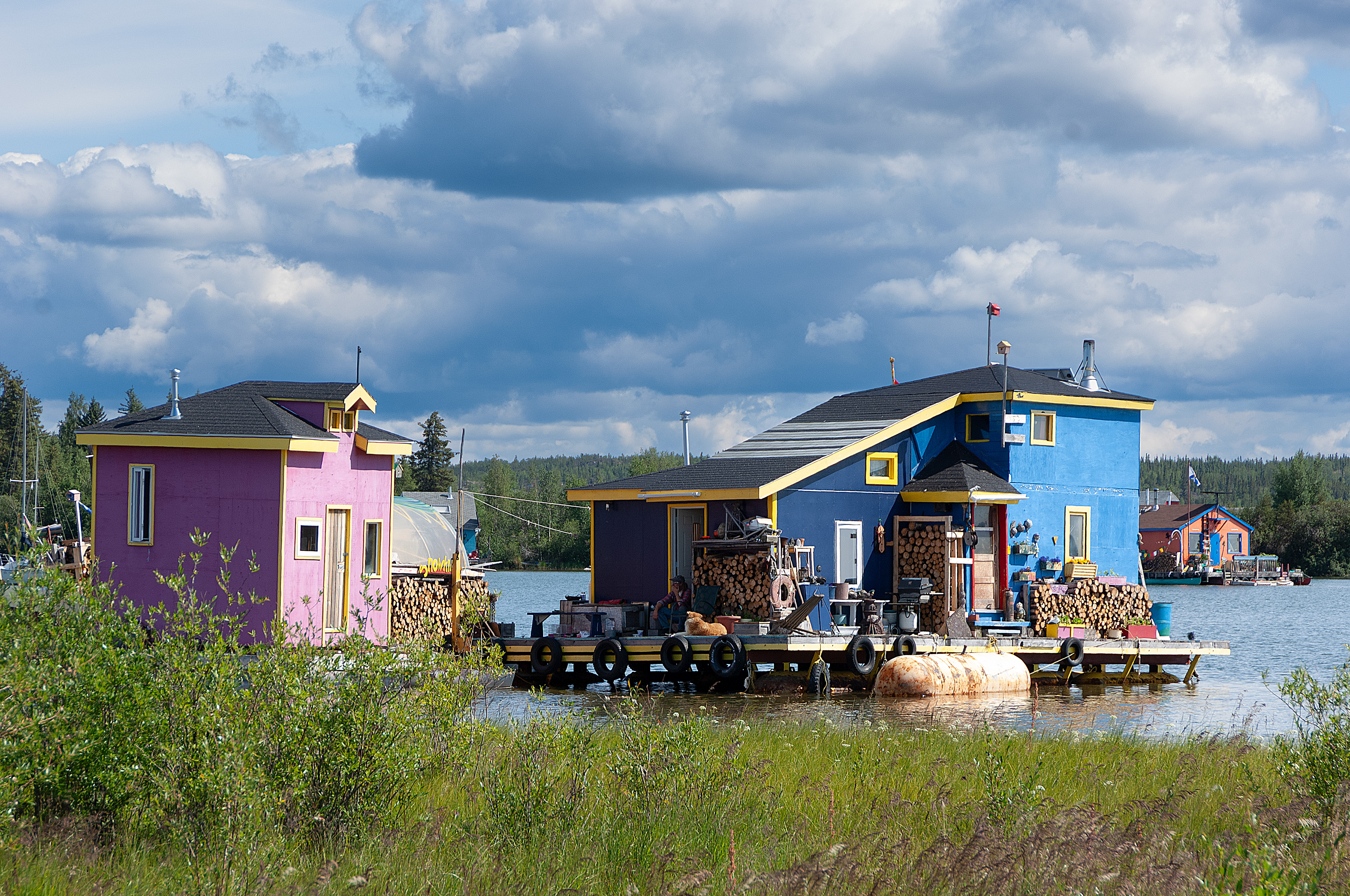 Houseboats, Yellowknife Bay