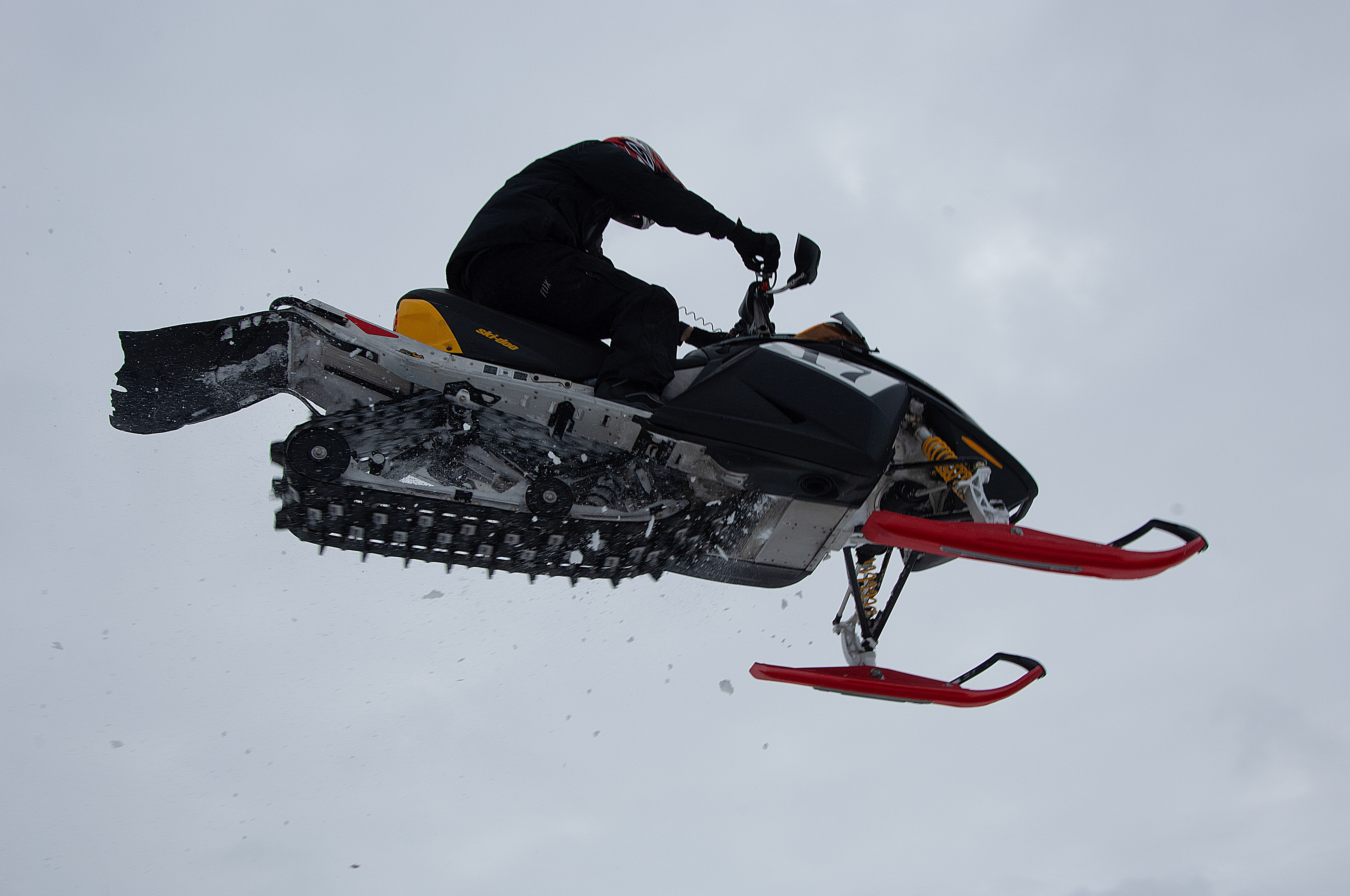 Snowmobile race
