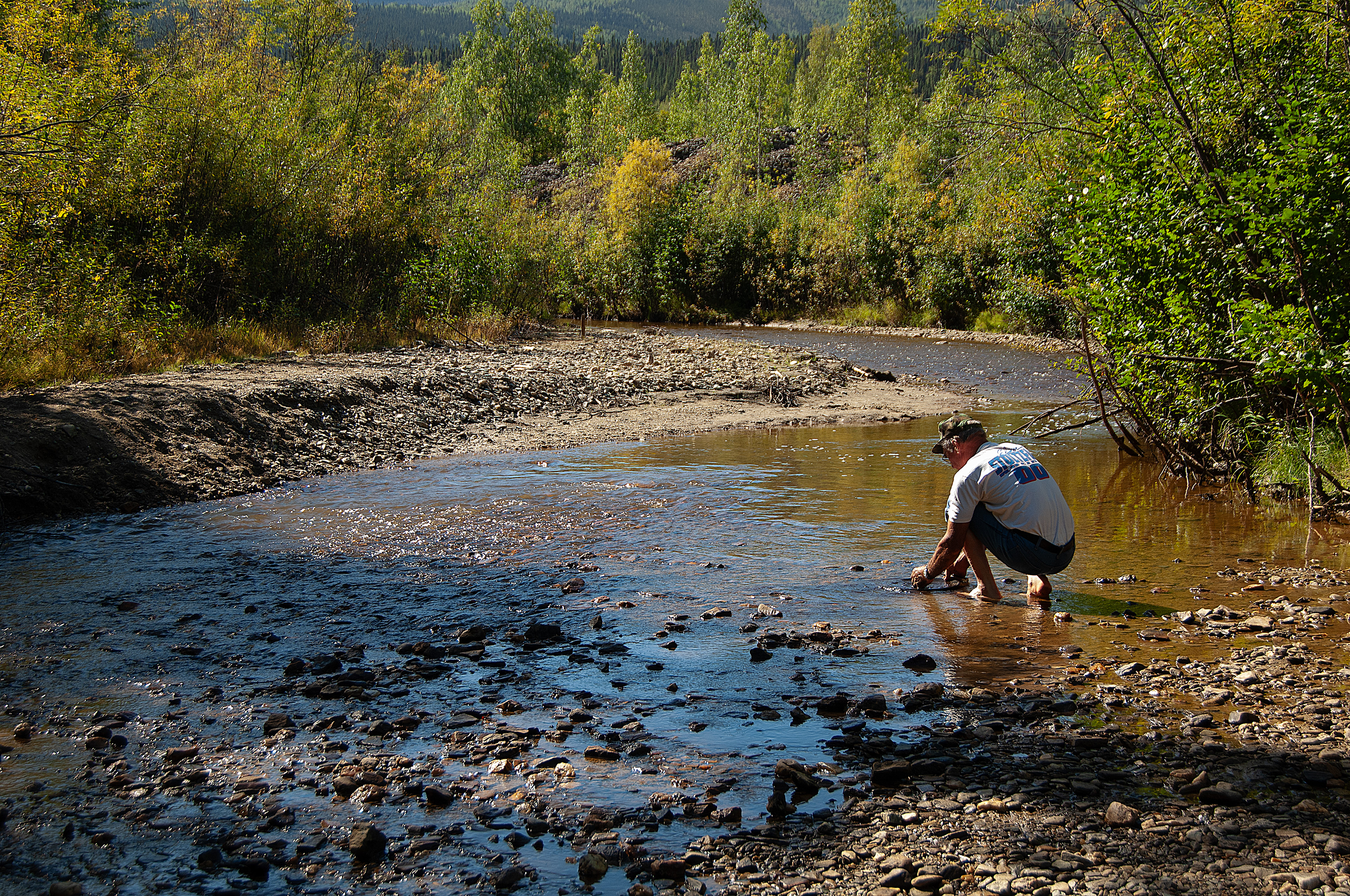 Site of Skookum Jim's gold strike