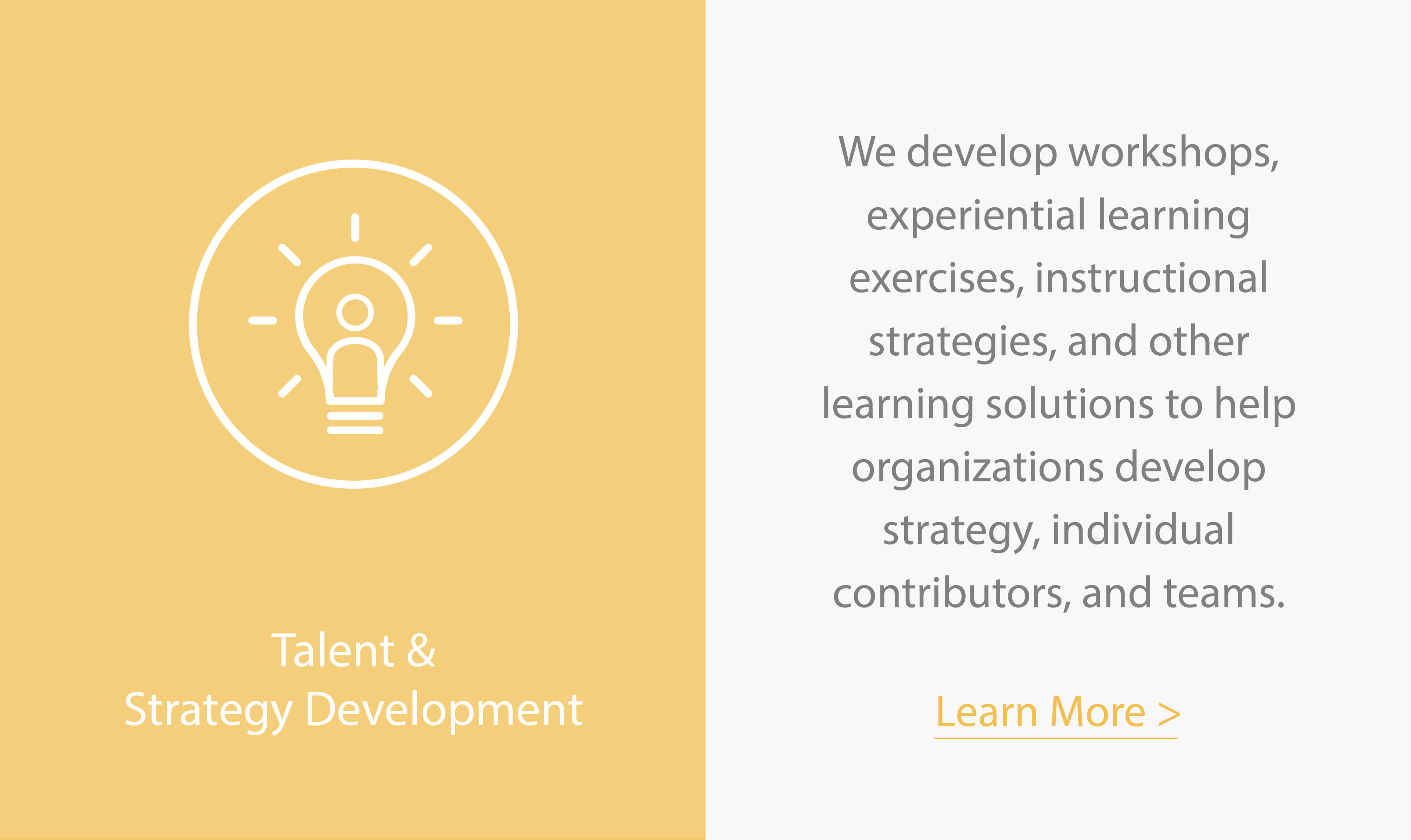 Talent & Strategy Development