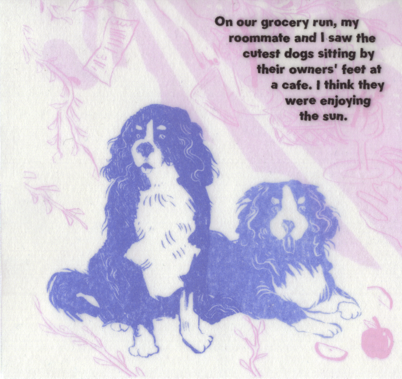 Dogs Page with Vellum