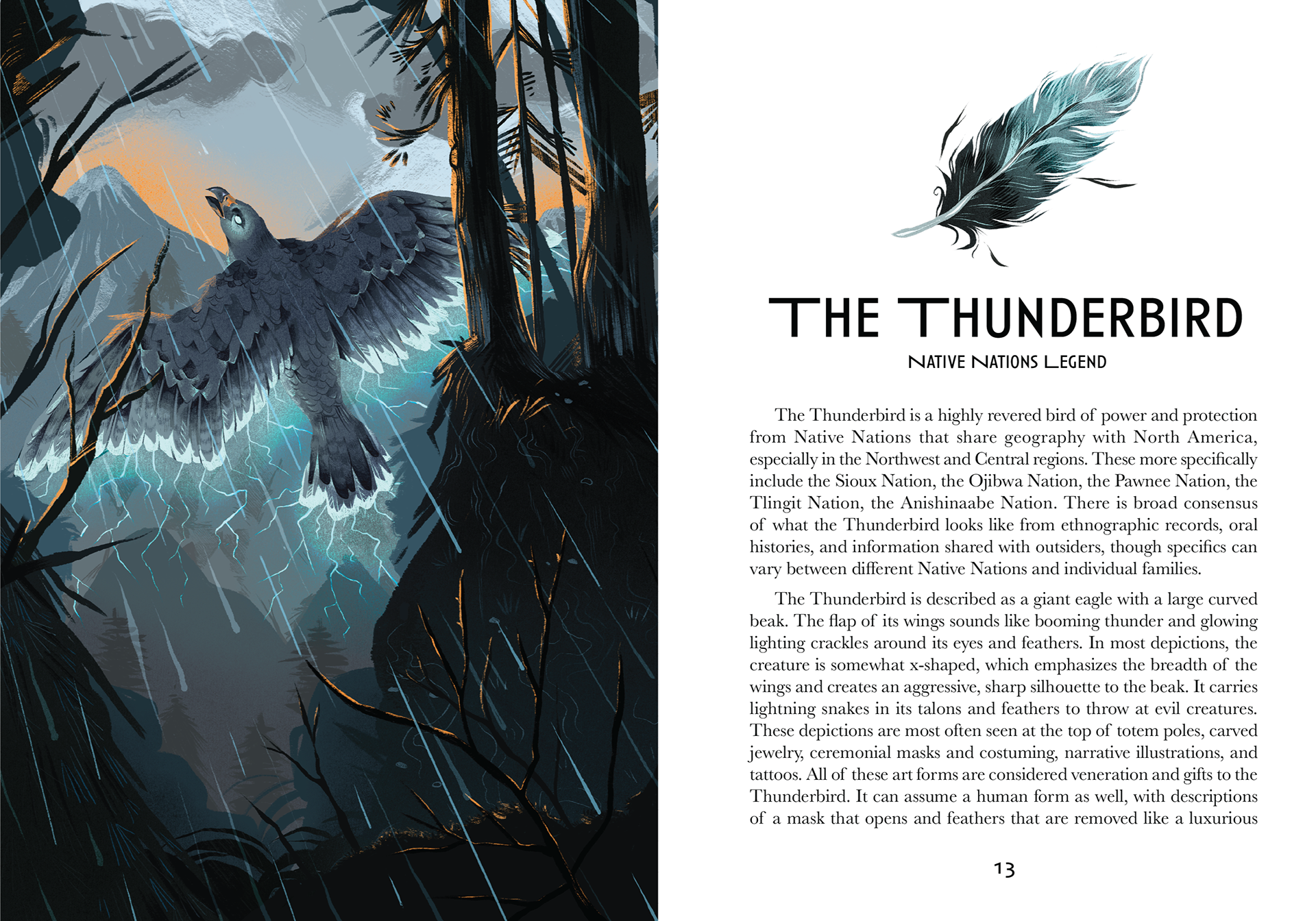 The Thunderbird, Spread 1