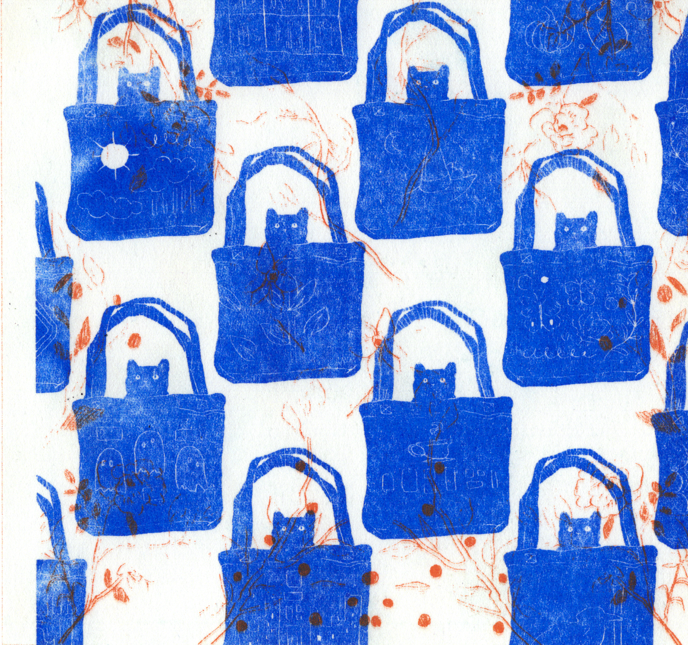 Tote Cat Page without Vellum