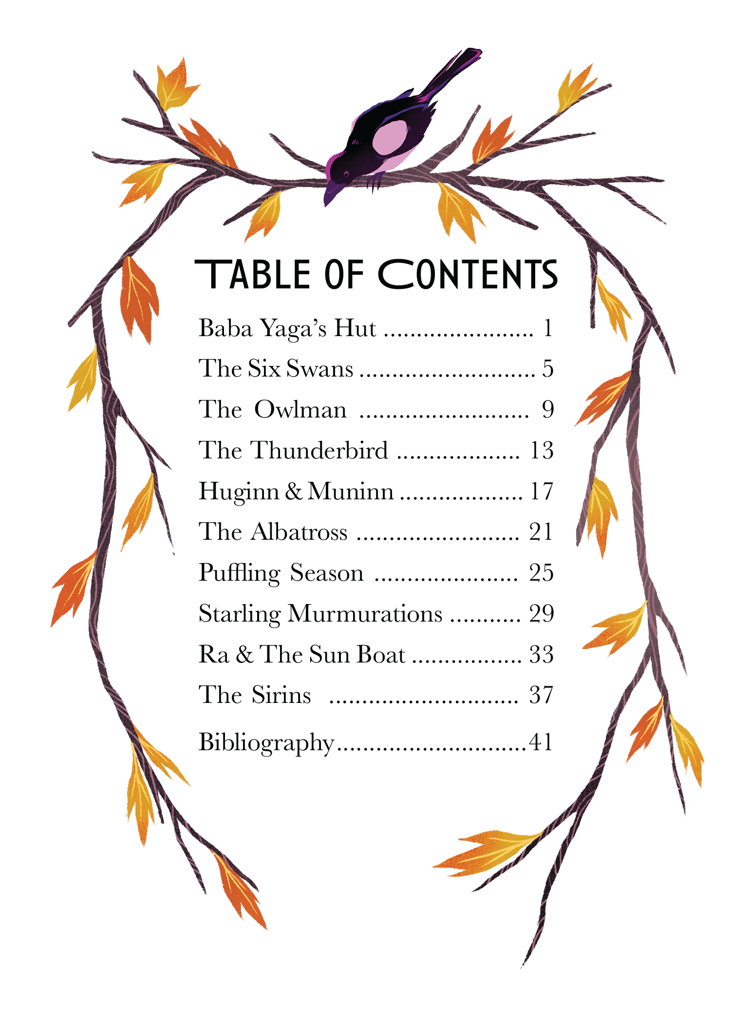 Table of Contents
