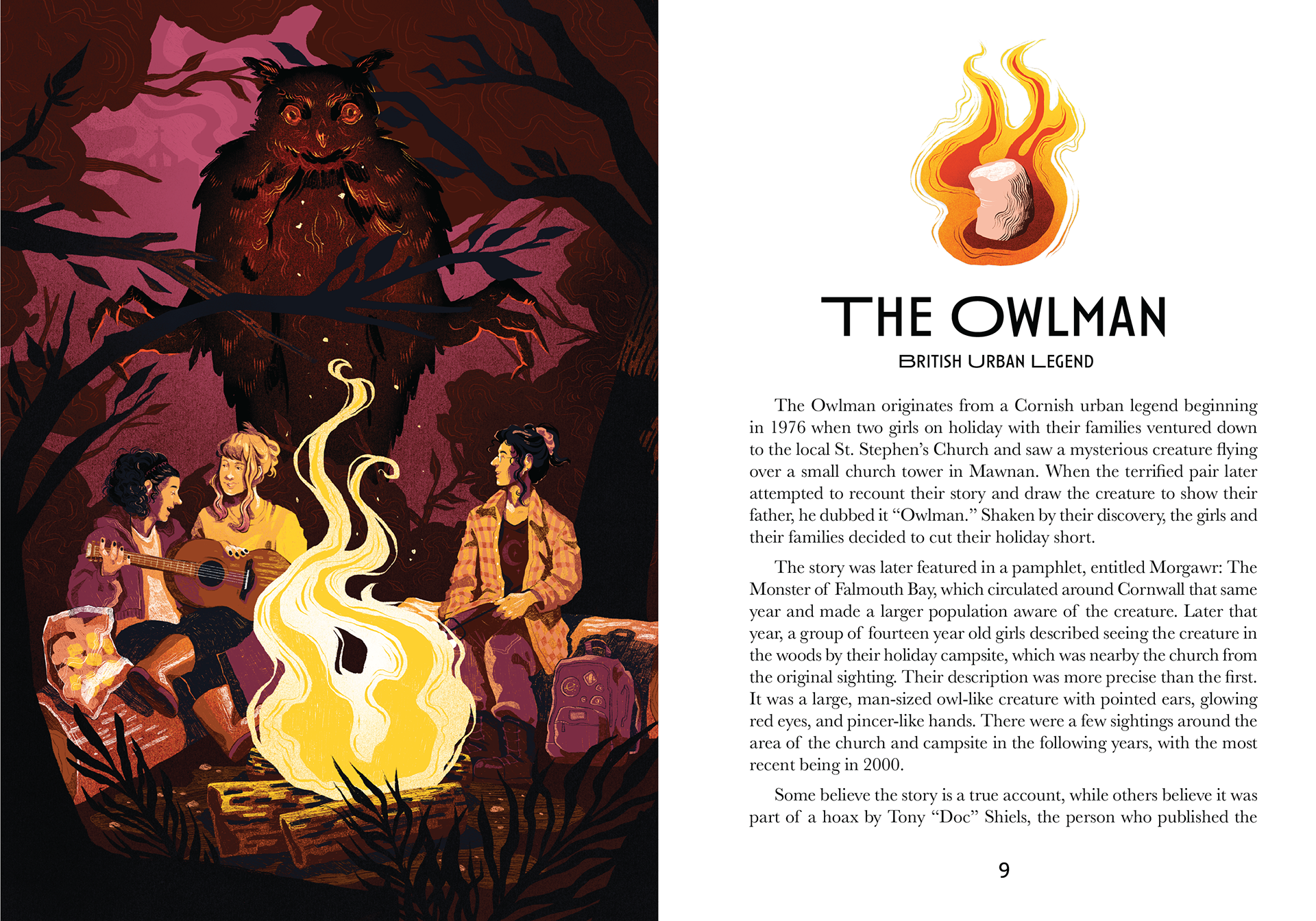 The Owlman, Spread 1
