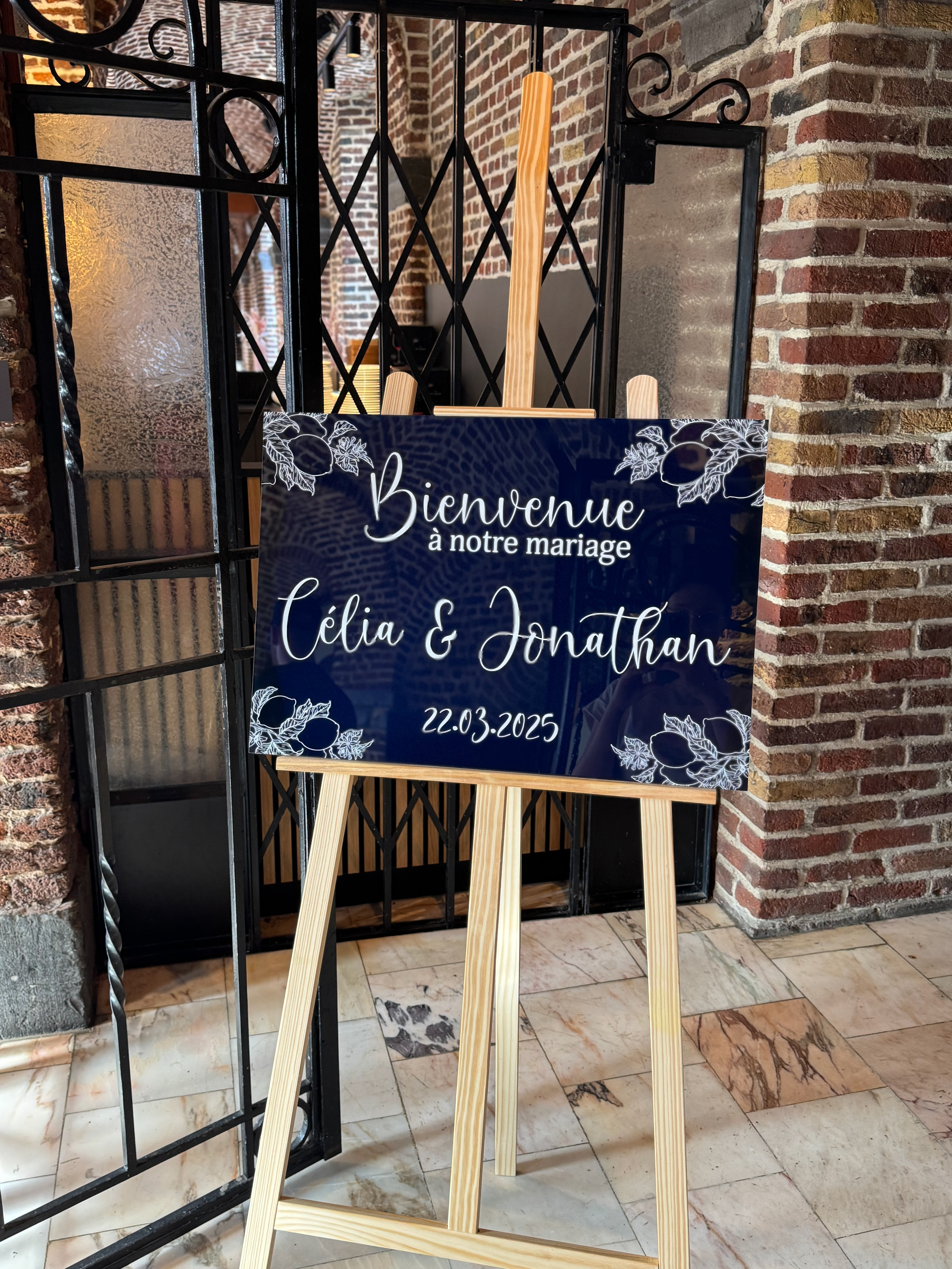 Panneau de bienvenue