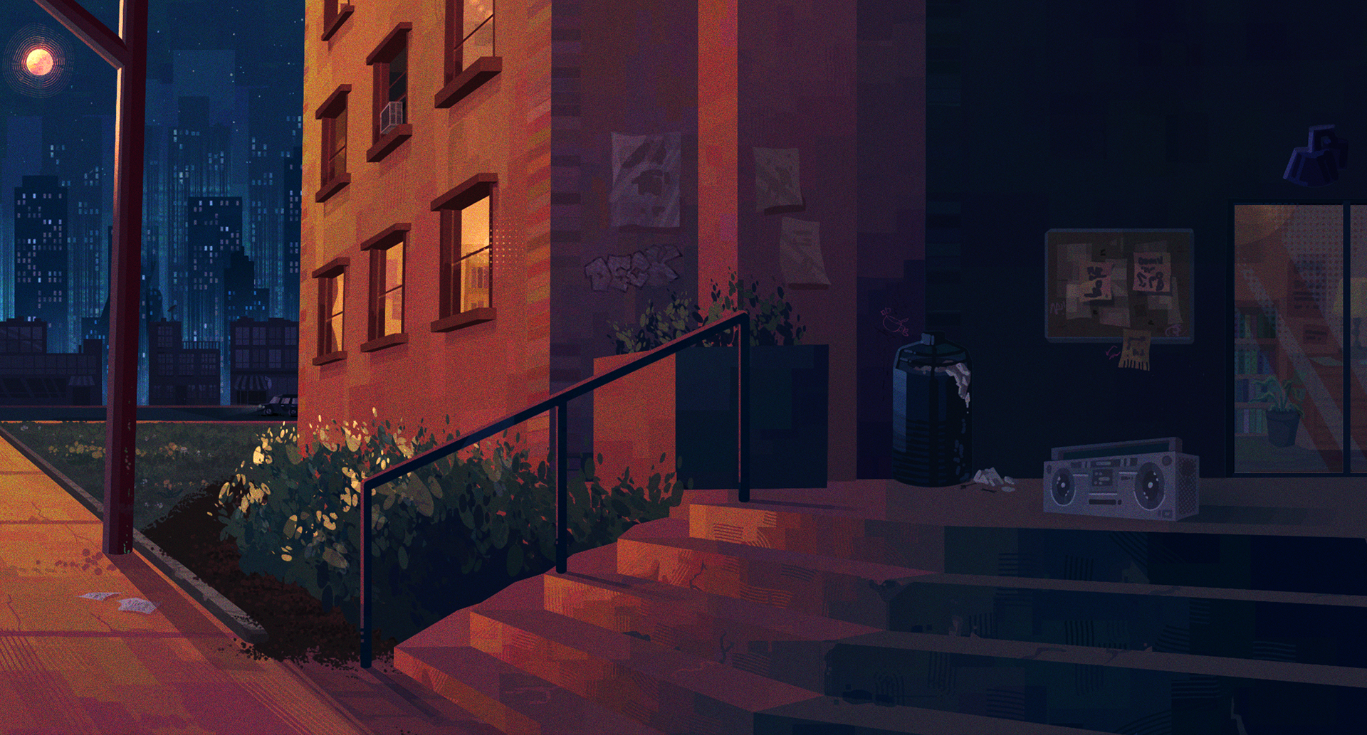 Street Corner, Photoshop