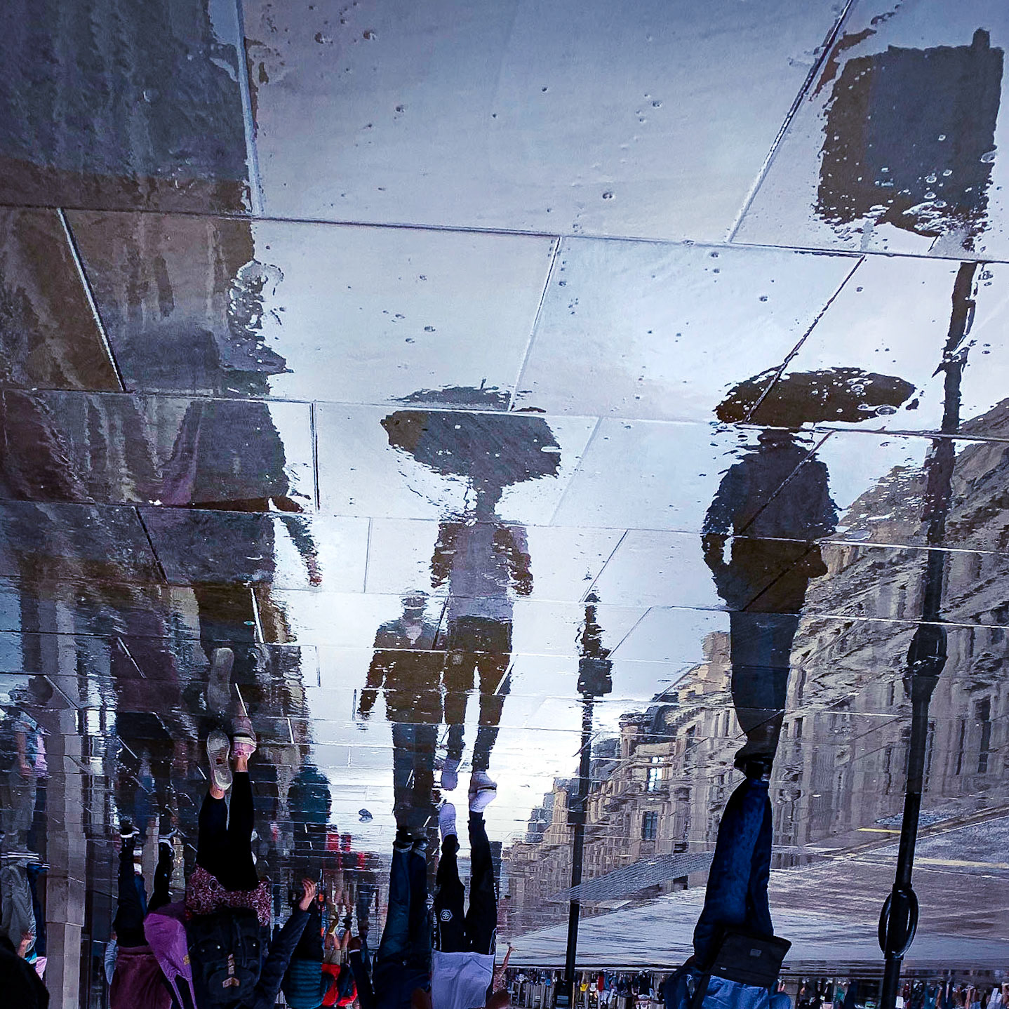 Three umbrellas