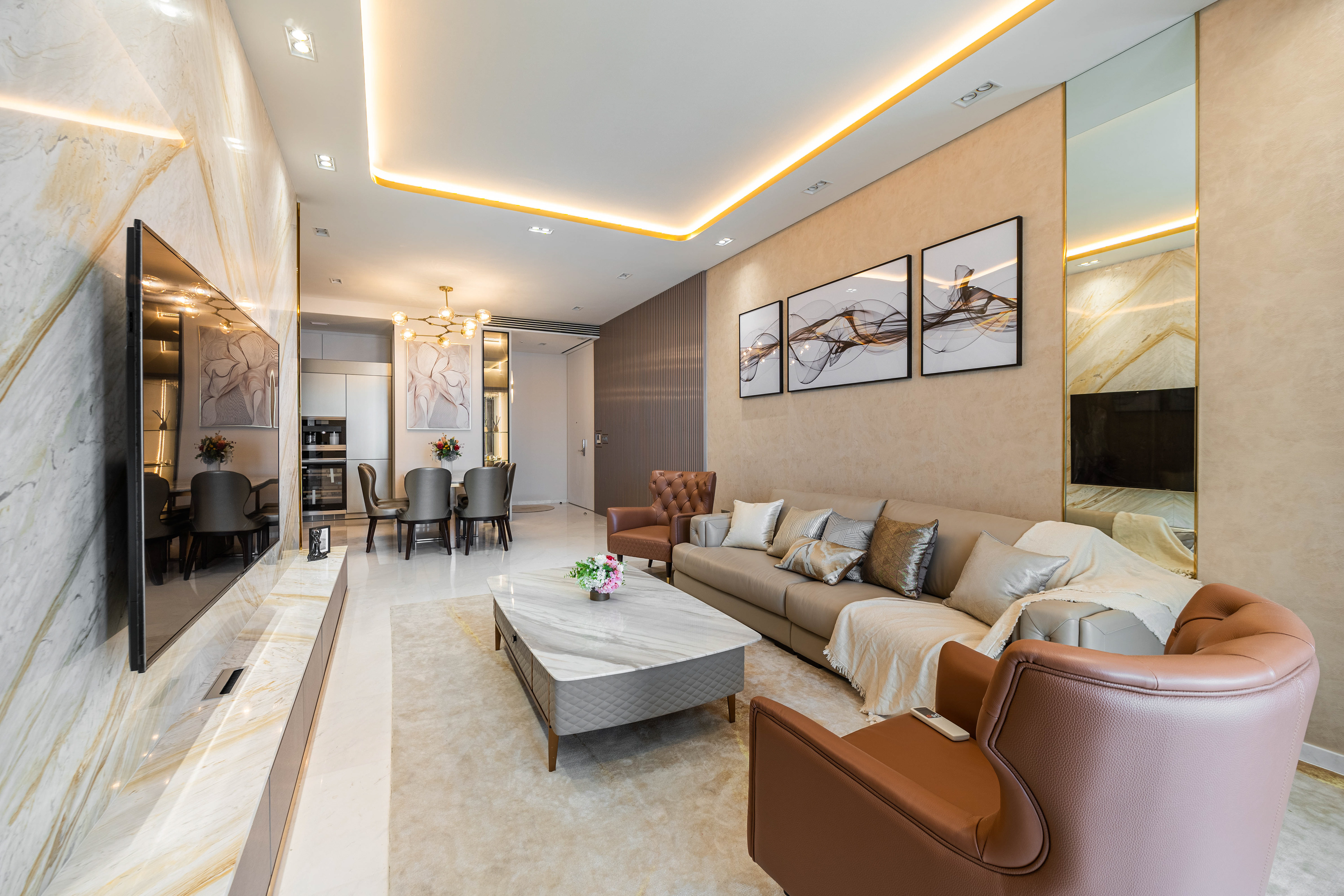 Condo living room - Rezt+Relax