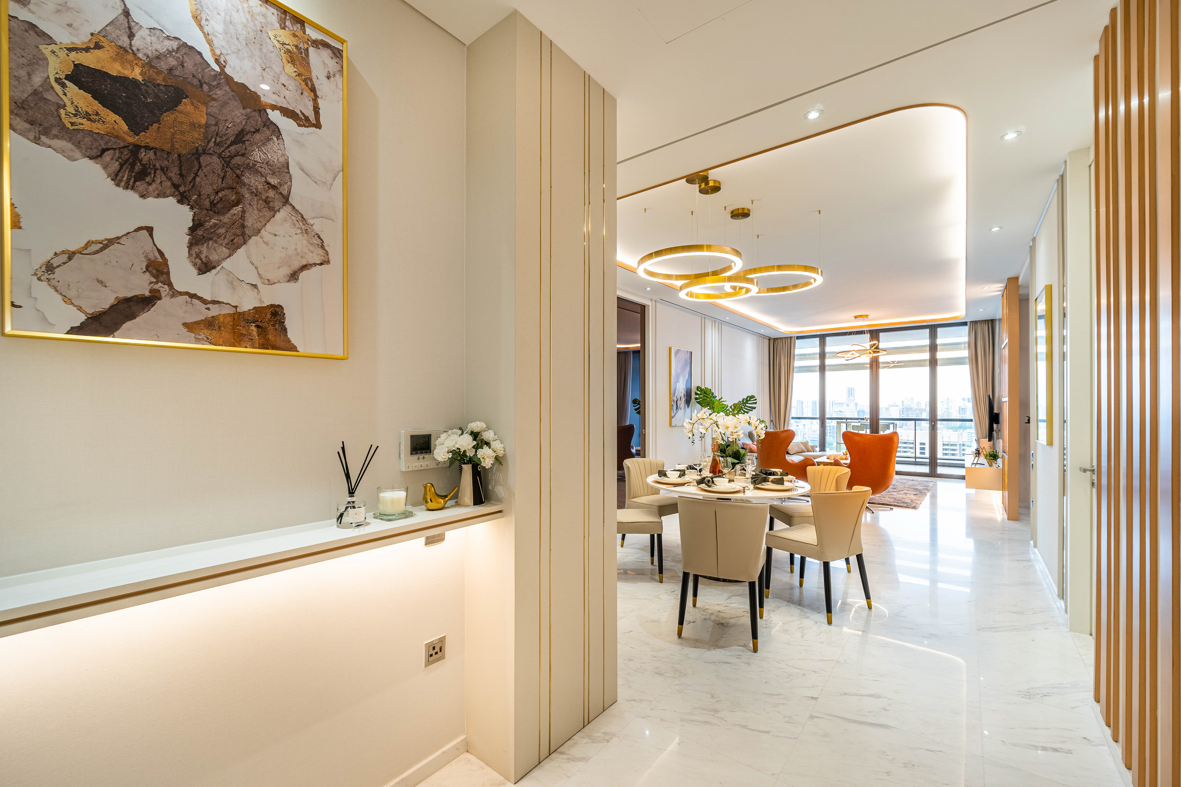 Modern Luxury condo living room - Rezt+Relax