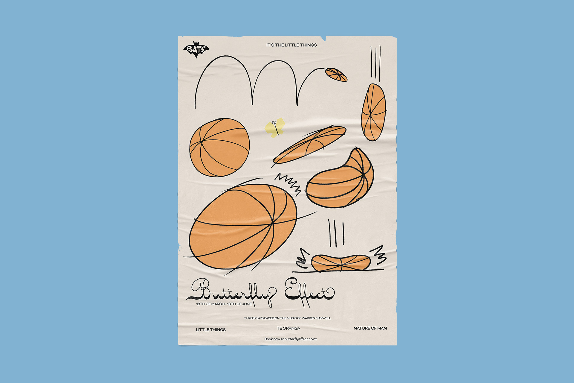 Butterfly Effect - Poster 1 - Massey University (2022)
