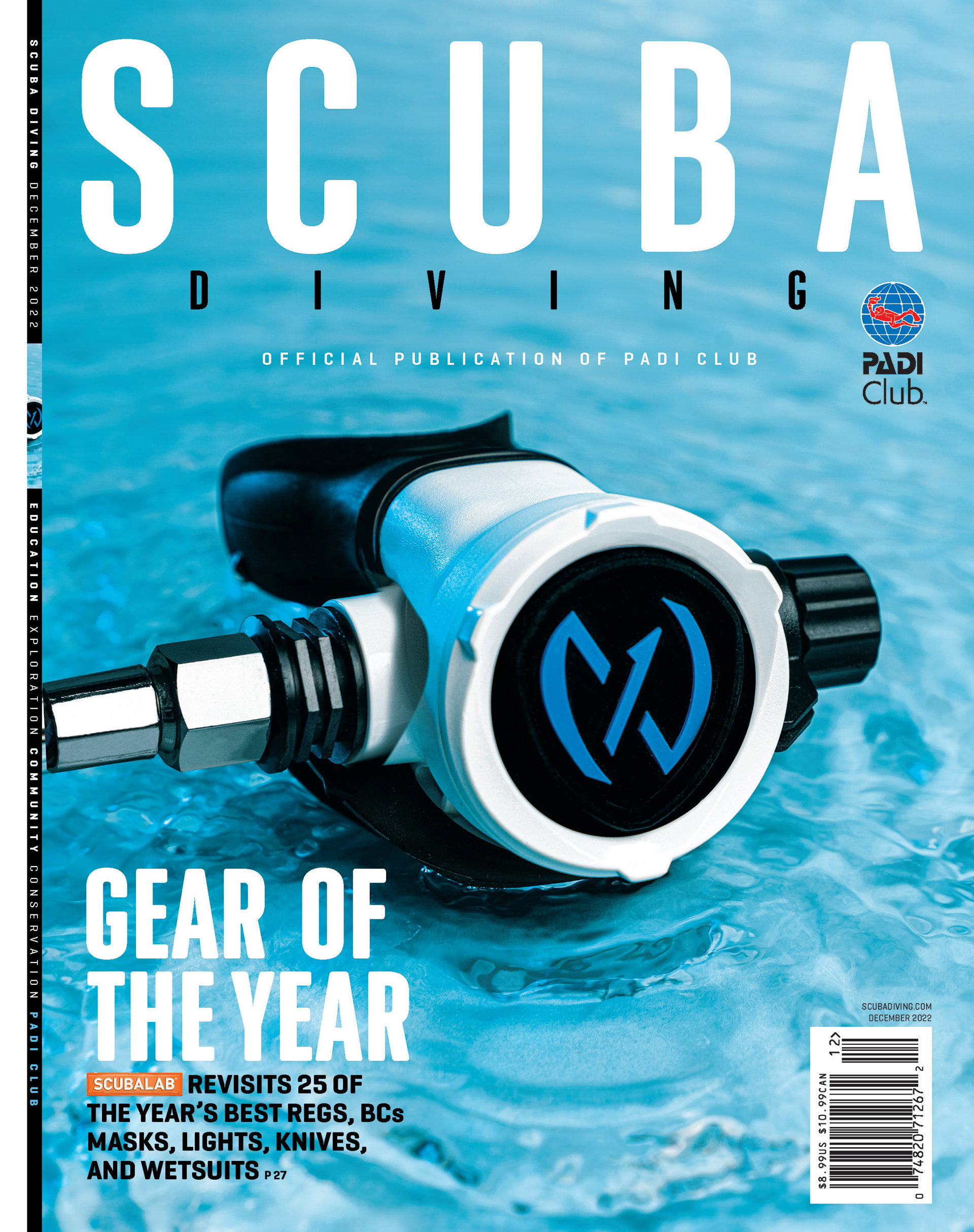 Scuba Diving magazine cover art direction, layout, and photography.