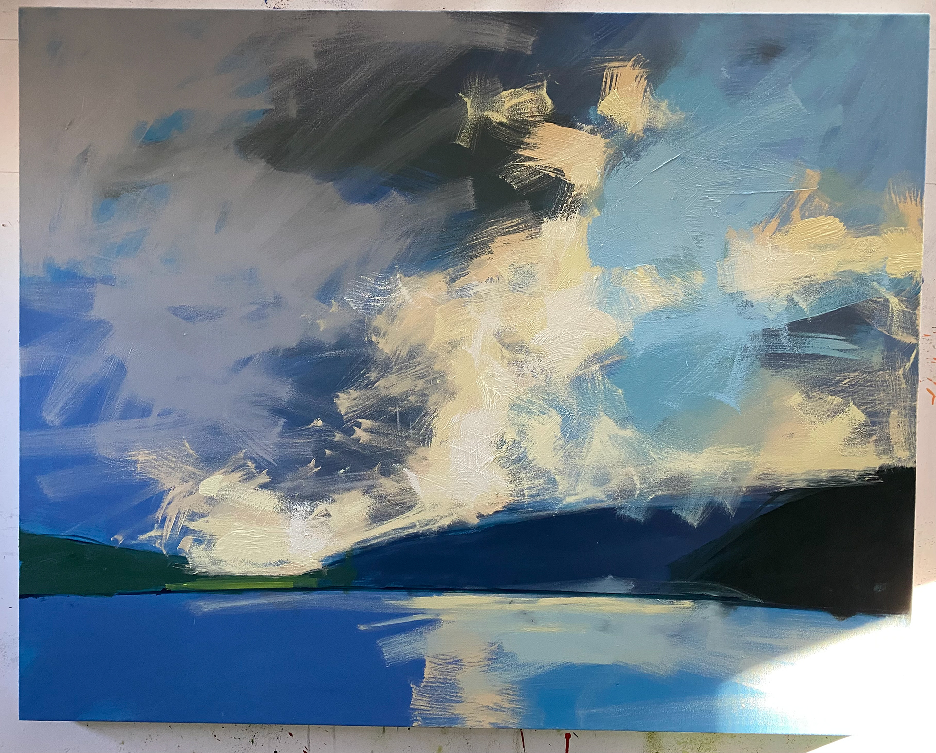 evening, Lac Tremblant, 46" x 58"