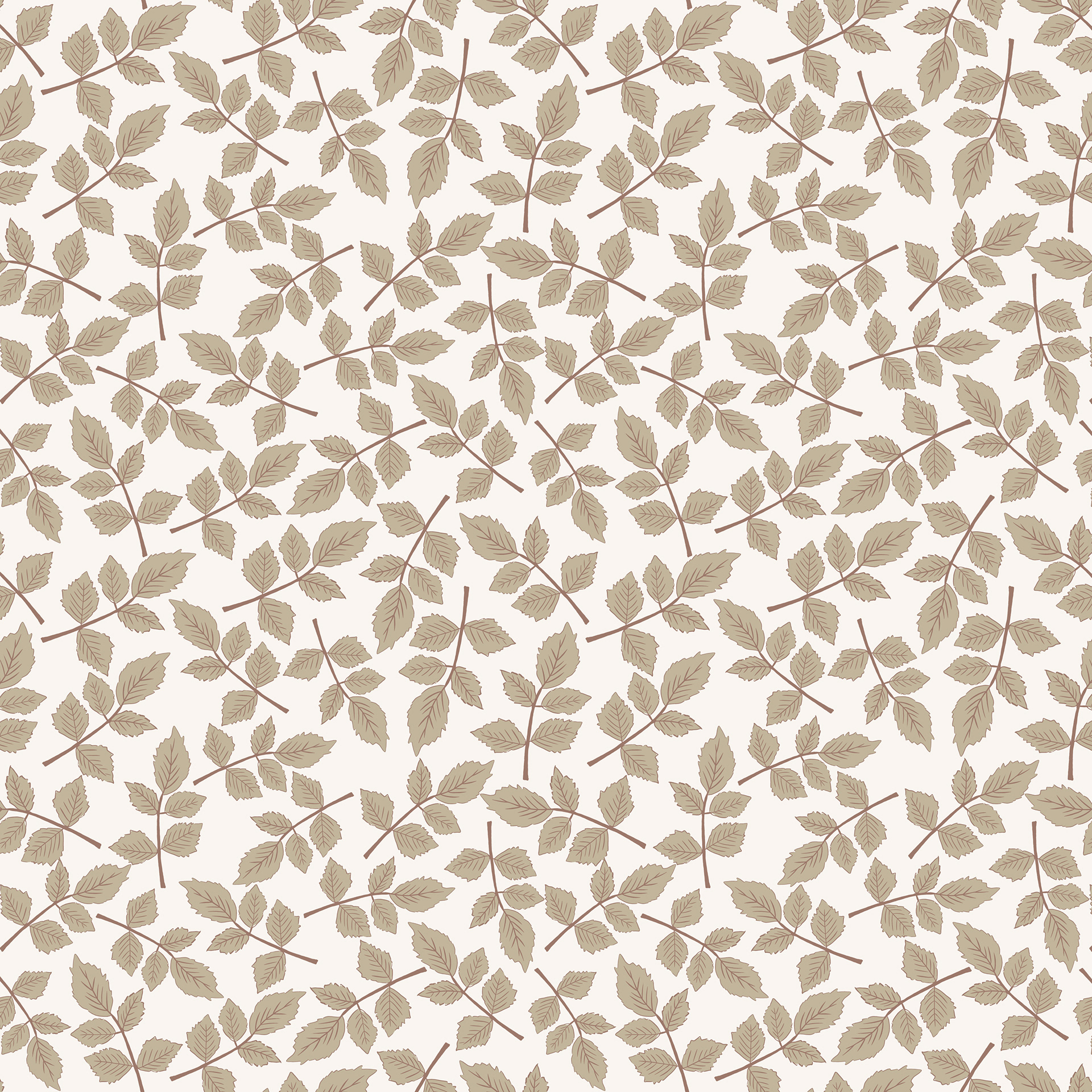 leafy trails / mocha mousse