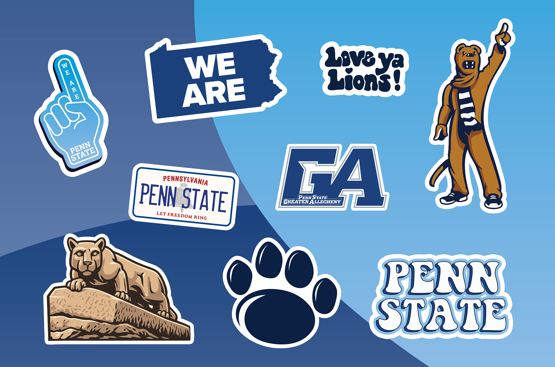 Office of Admissions and Student Aid Sticker Postcard, 2025