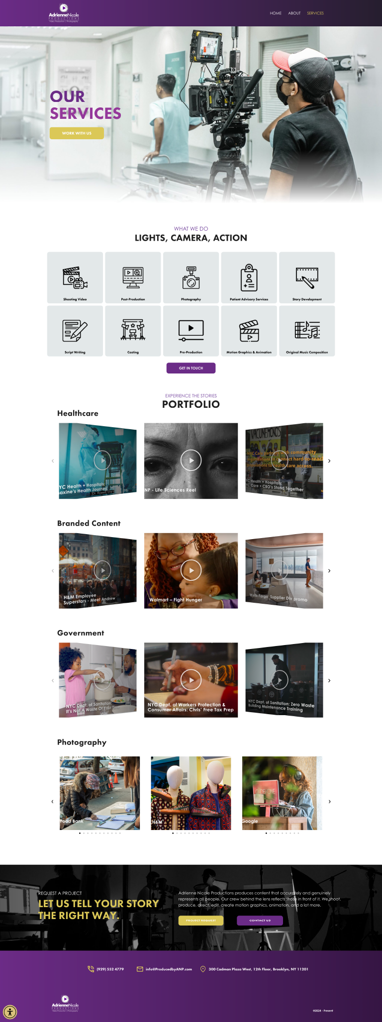 Services Page