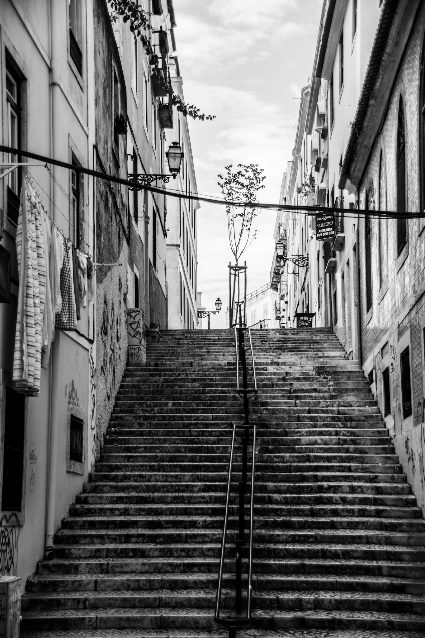 Treppe in Santa Catarina Lissabon