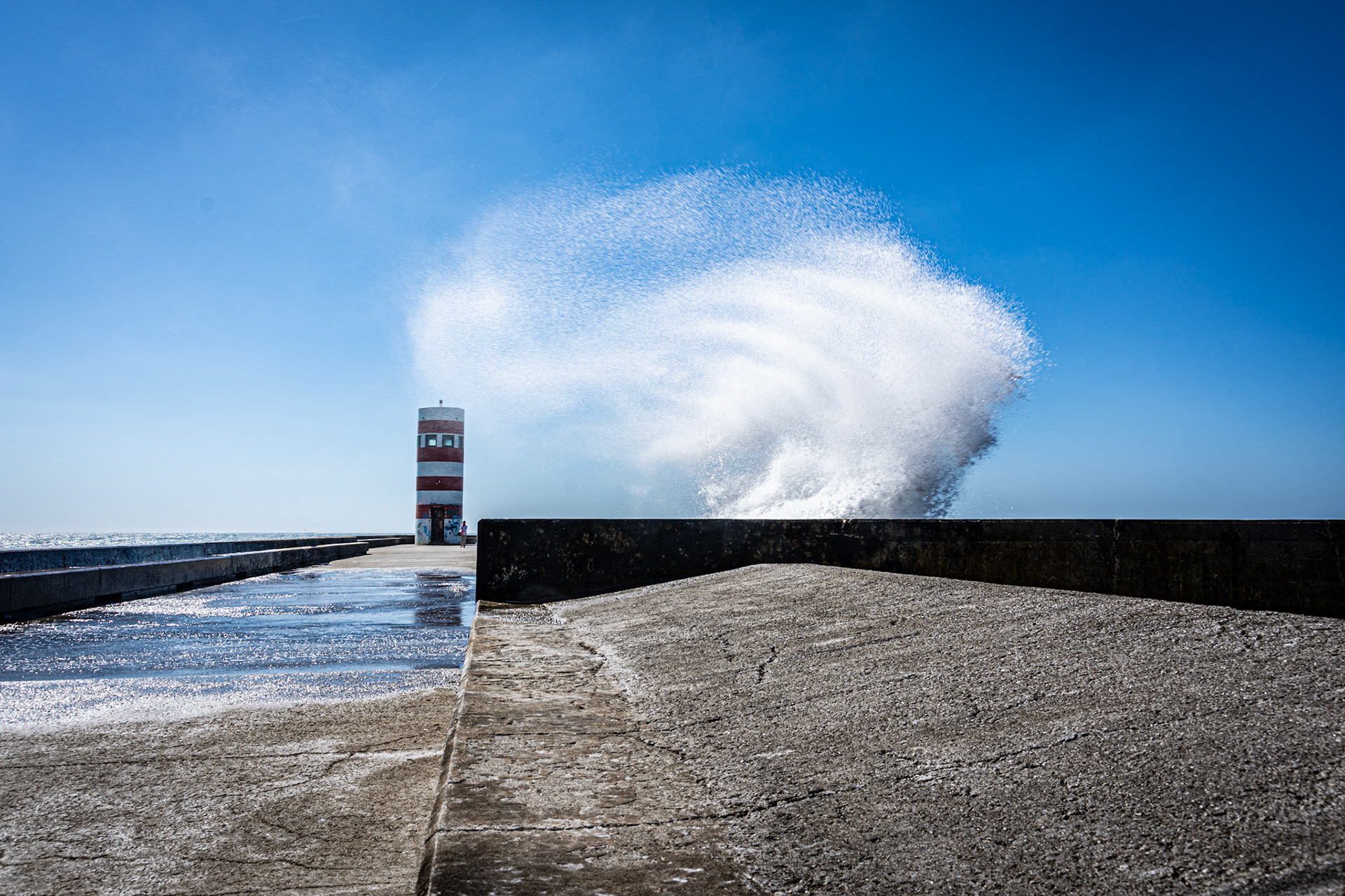  Farolim da Barra do Douro westlich von Porto