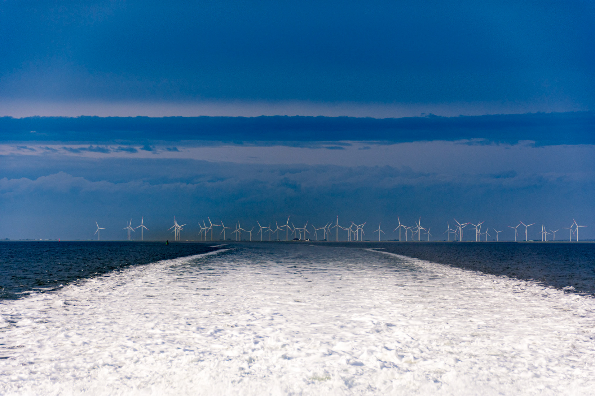 Auf dem Weg nach Hallig Hooge