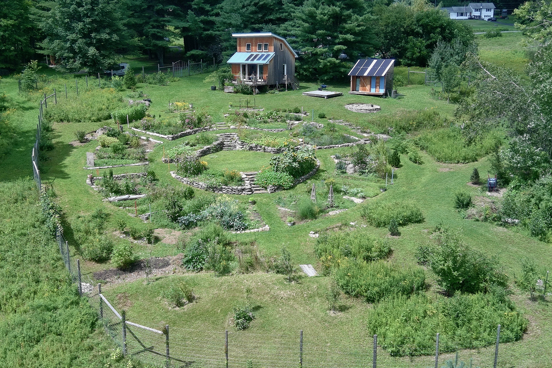 Classroom and gardens