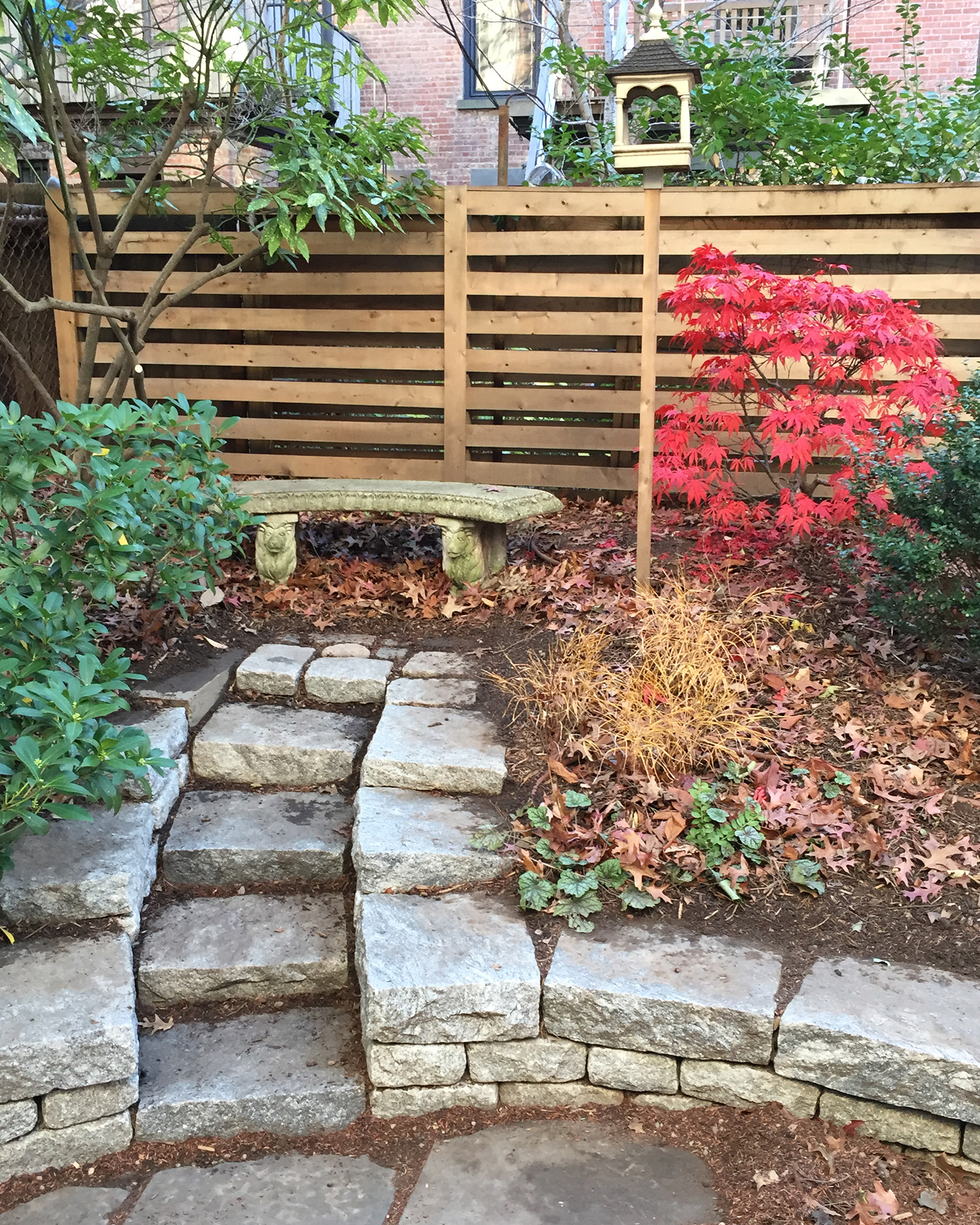 Stone wall, Park Slope, Brooklyn