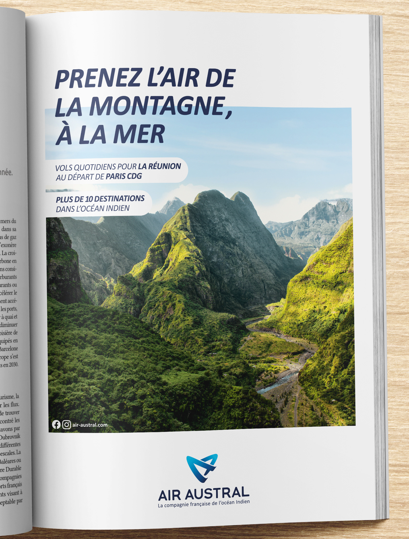 Annonceur : Air Austral / Job Freelance
