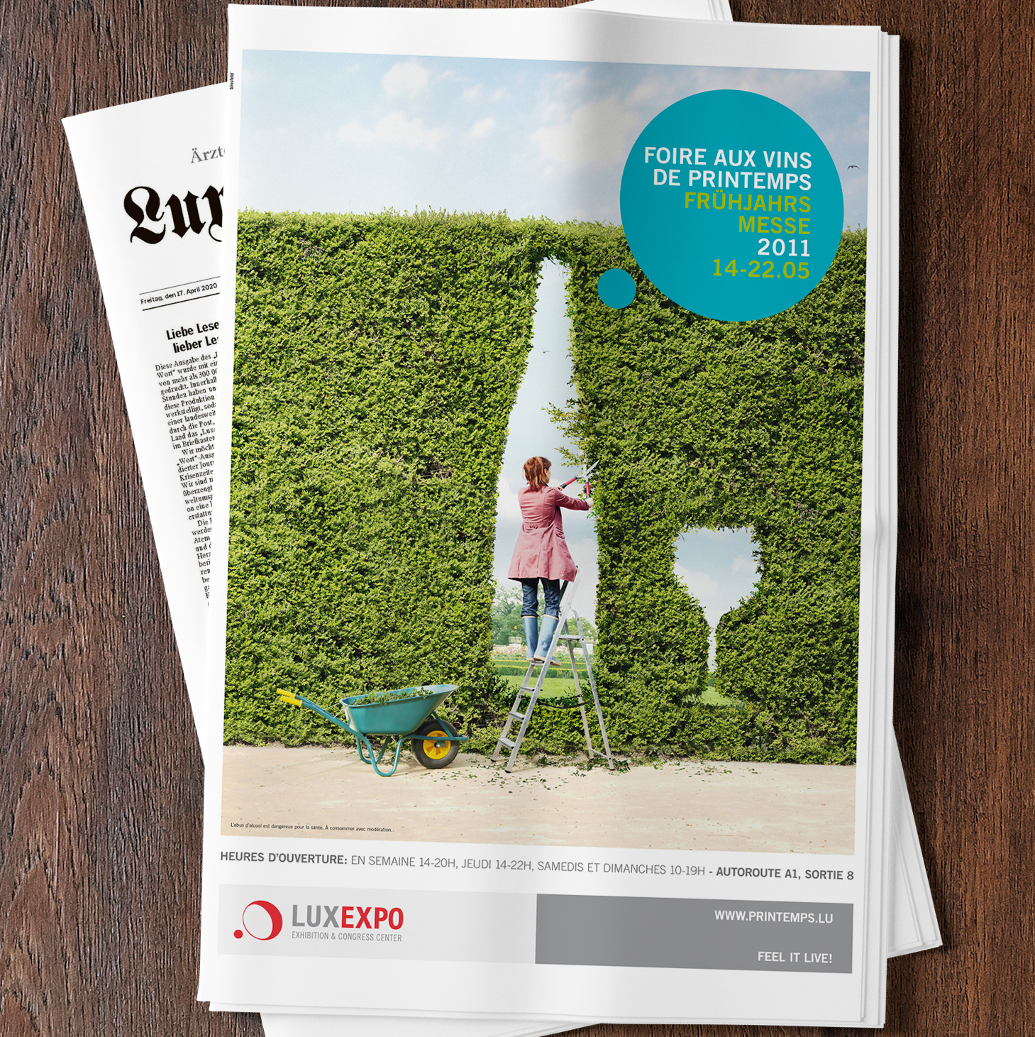 Annonceur : Luxexpo / Agence : Binsfeld