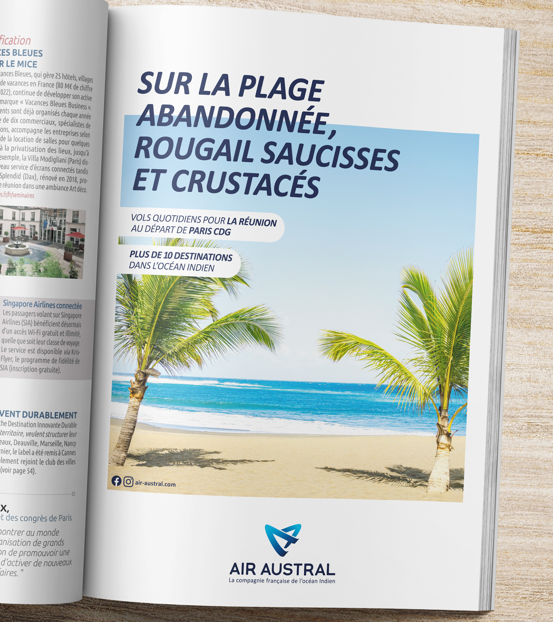 Annonceur : Air Austral / Job Freelance